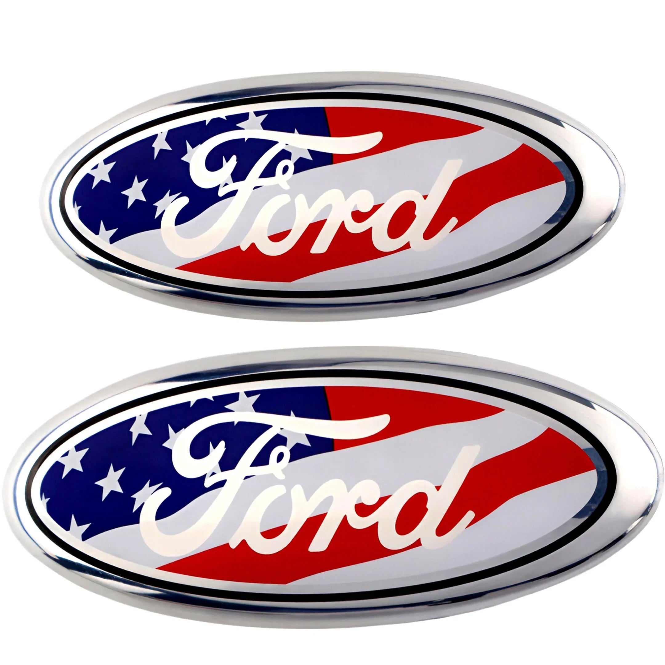 Ford Emblem Overlay | USA-Flagge