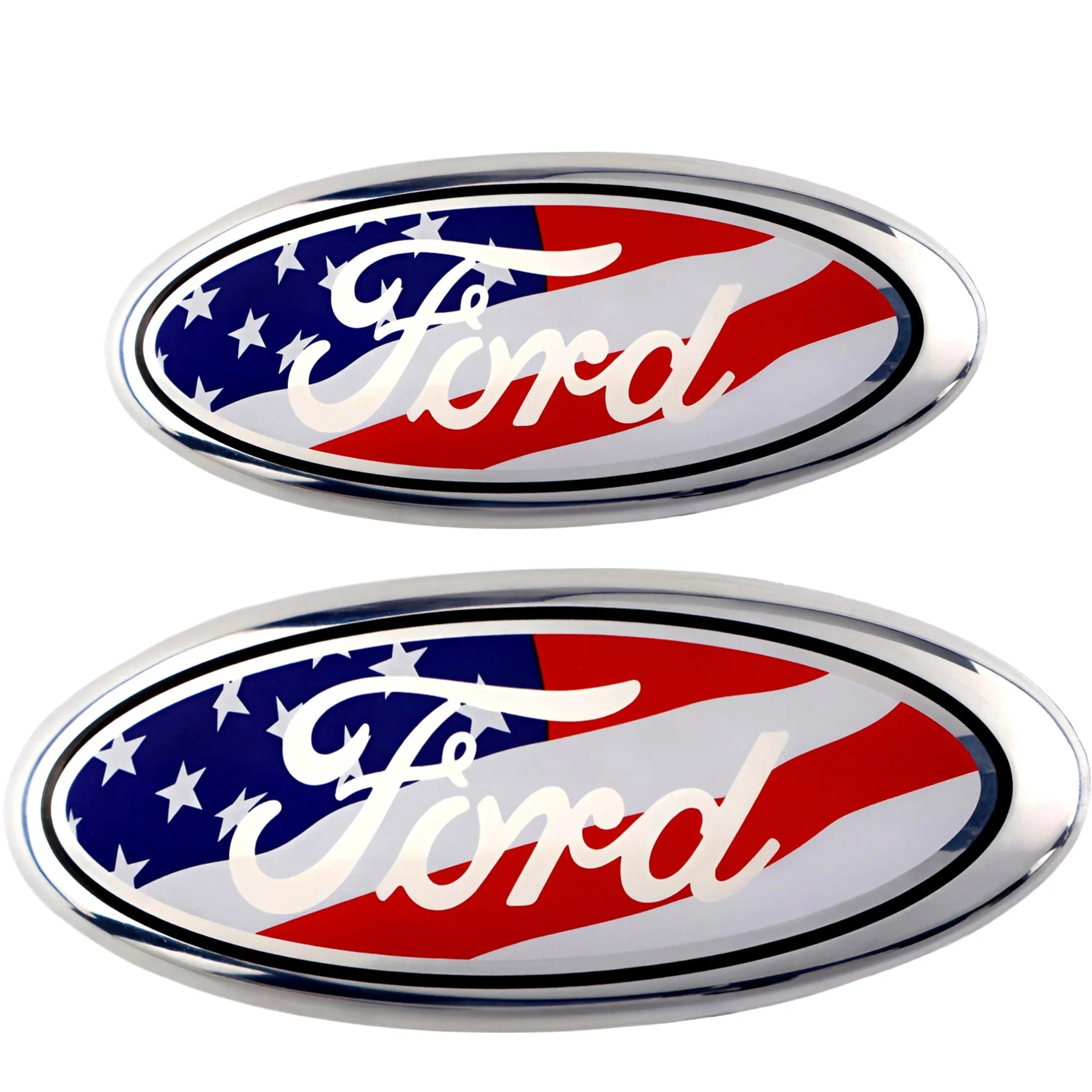 Ford Emblem Overlay | USA-Flagge