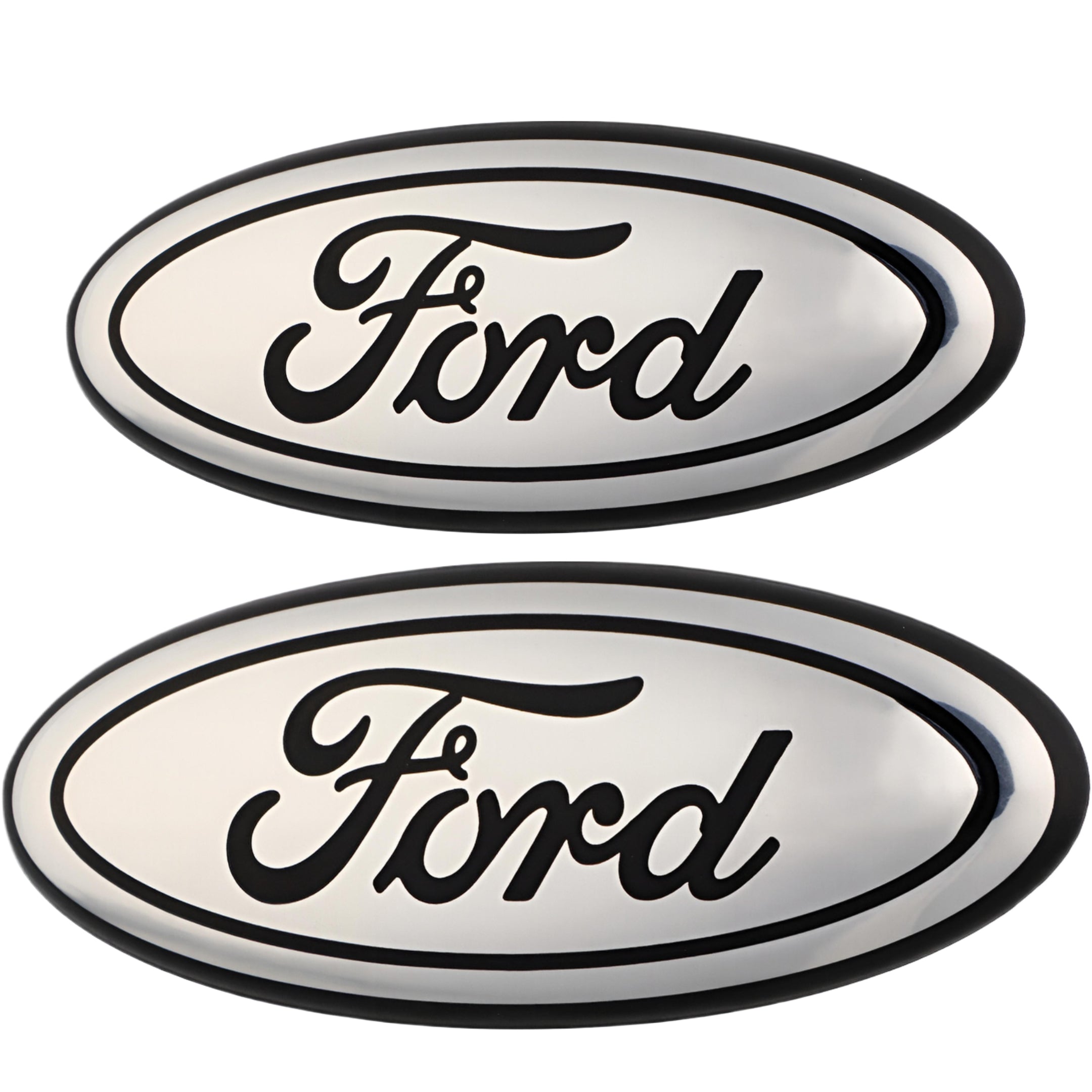 Ford Emblem Overlay | Chrome