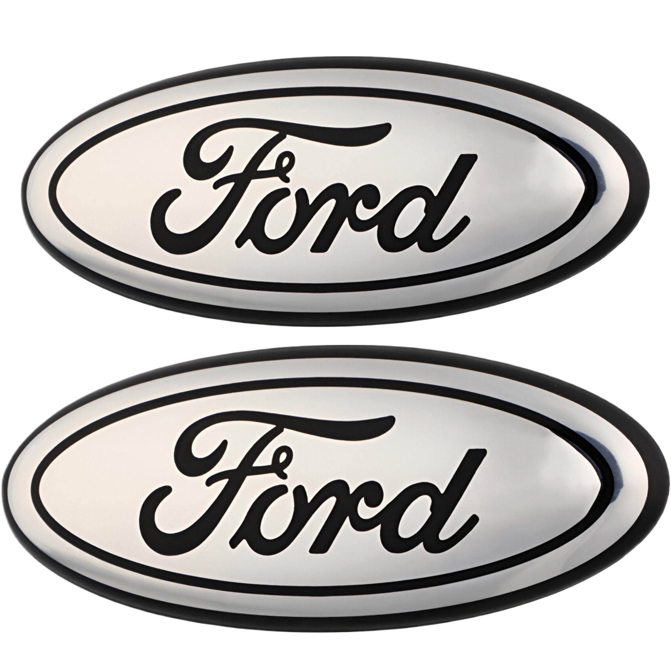 Ford Emblem Overlay | Chrome