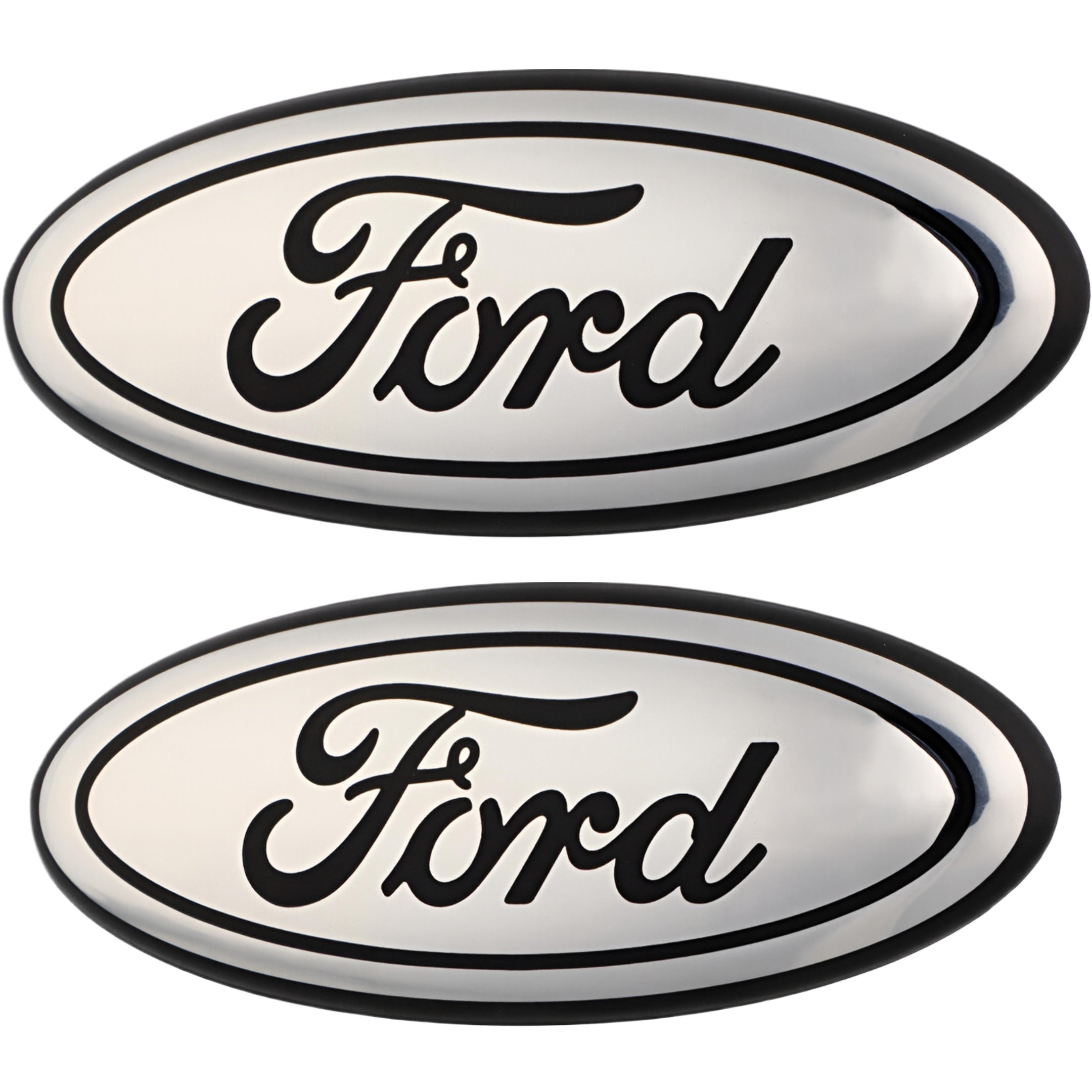 Ford Emblem Overlay | Chrome
