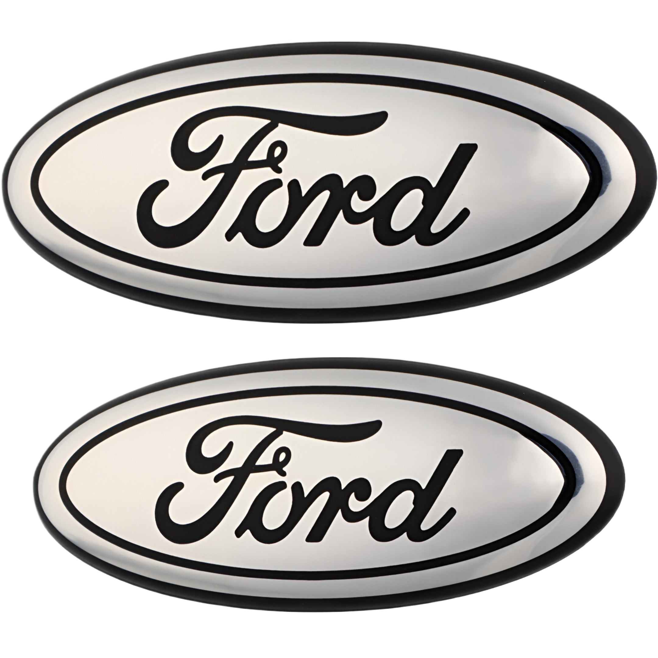 Ford Emblem Overlay | Chrome
