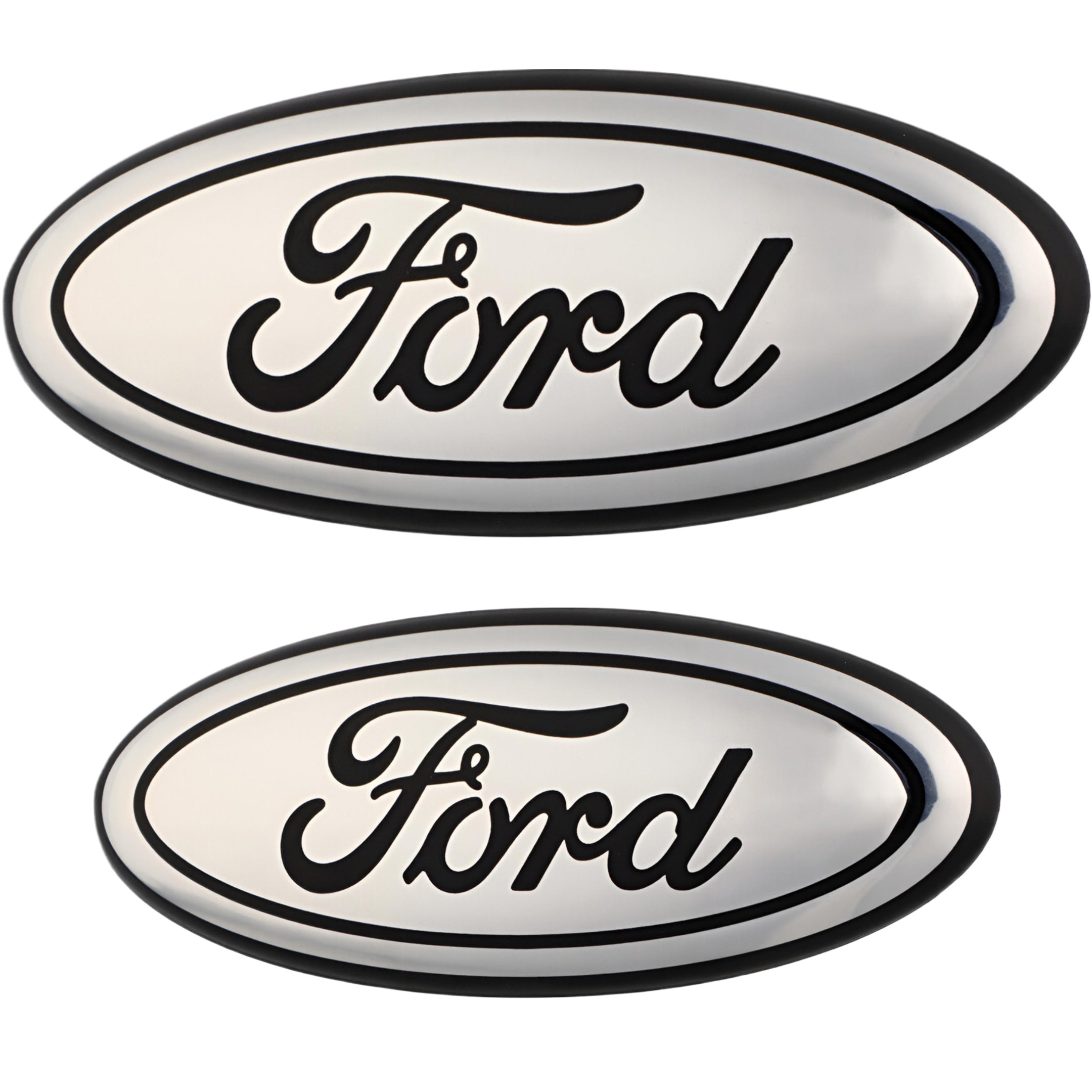 Ford Emblem Overlay | Chrome