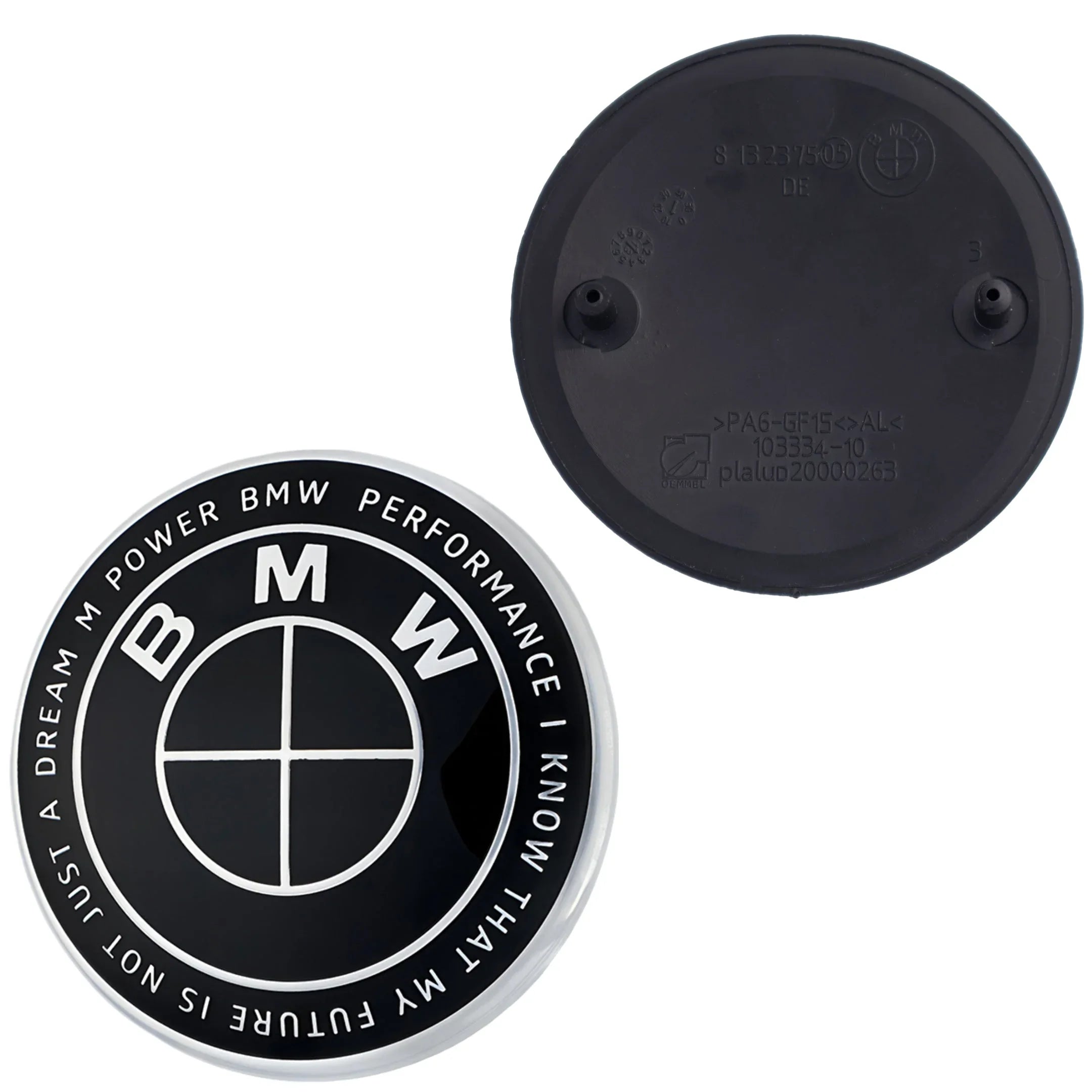 BMW 50. Jubiläumsabzeichen | Voll Schwarz
