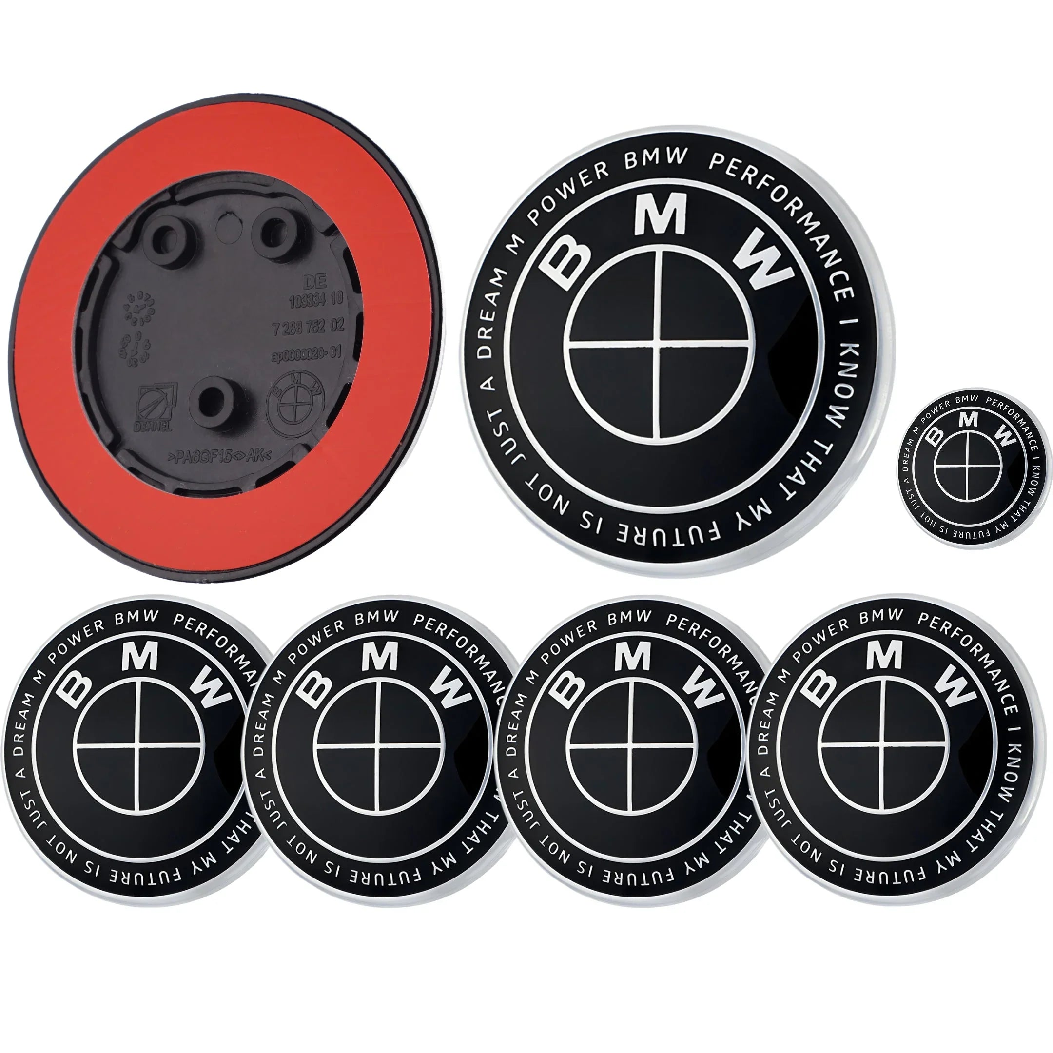 BMW 50. Jubiläumsabzeichen | Voll Schwarz