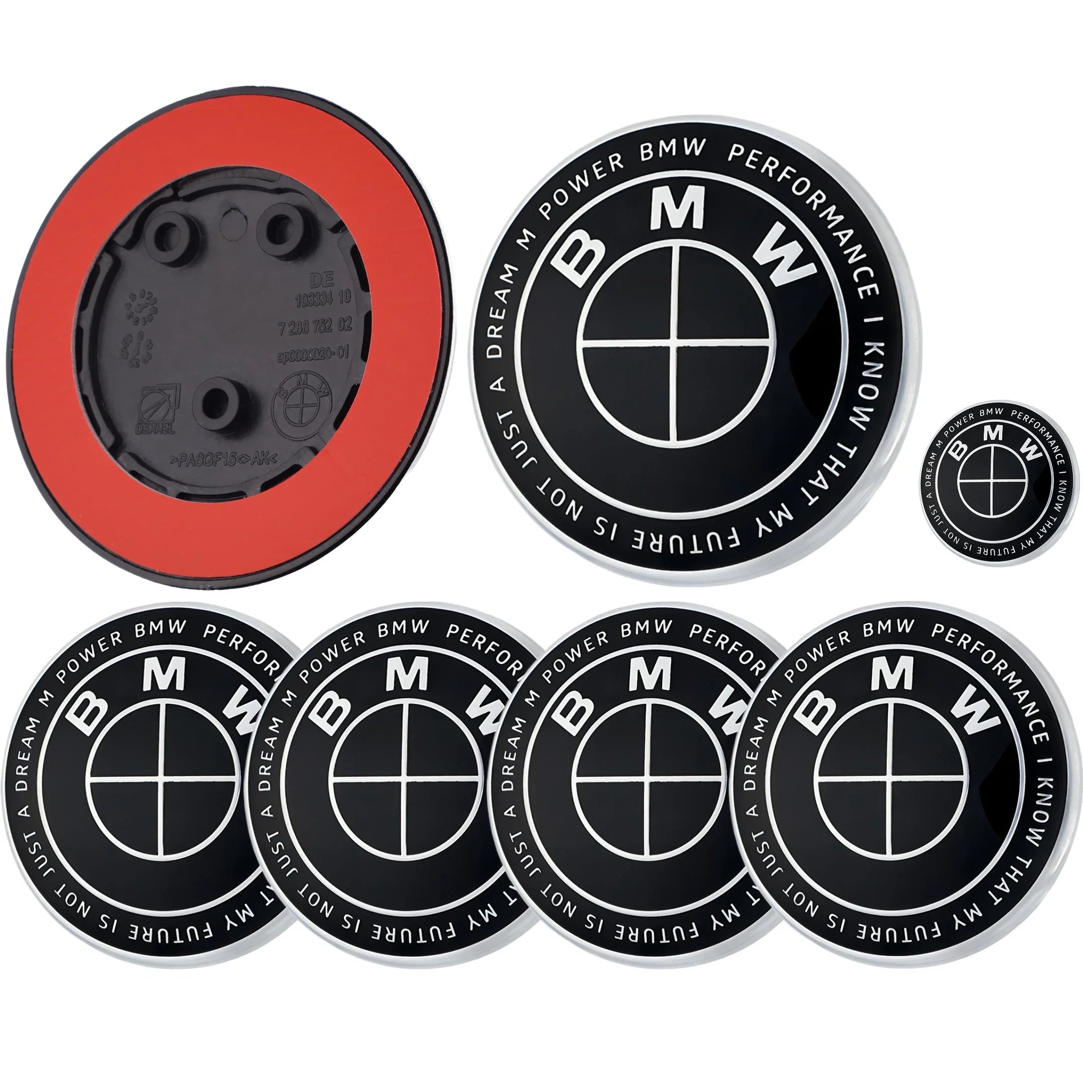 BMW 50. Jubiläumsabzeichen | Voll Schwarz