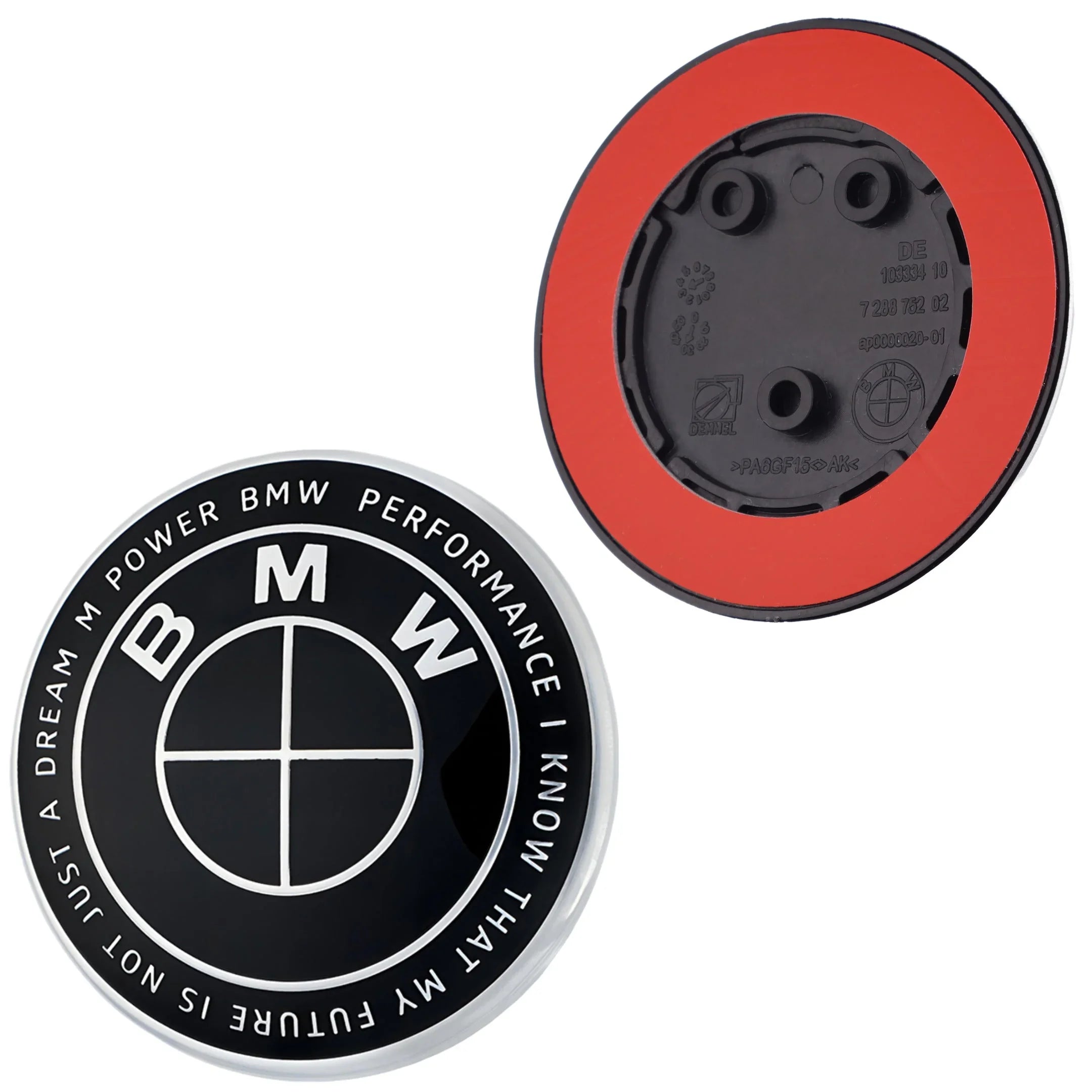 BMW 50. Jubiläumsabzeichen | Voll Schwarz