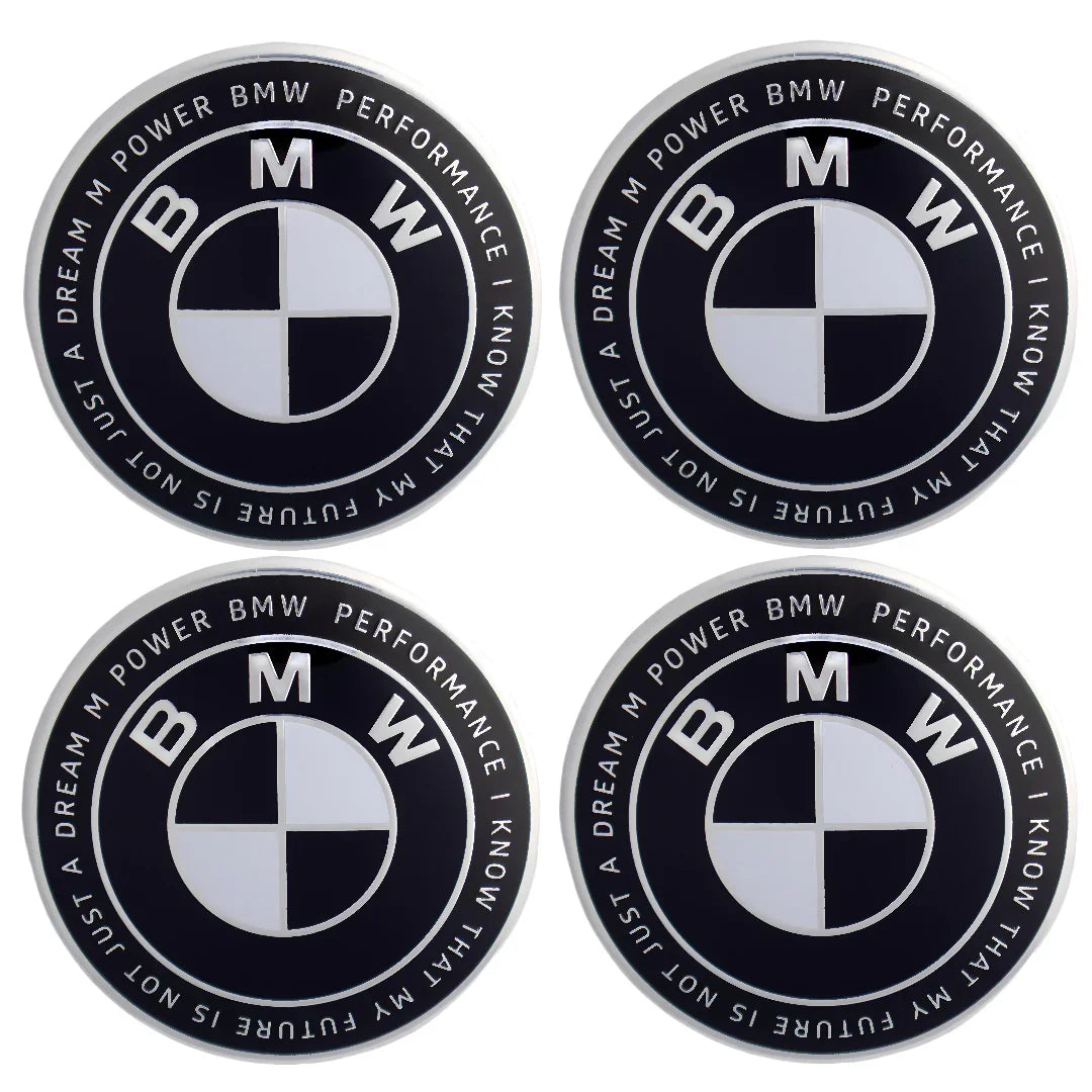 BMW 50. Jubiläumsabzeichen | Schwarz & Weiß