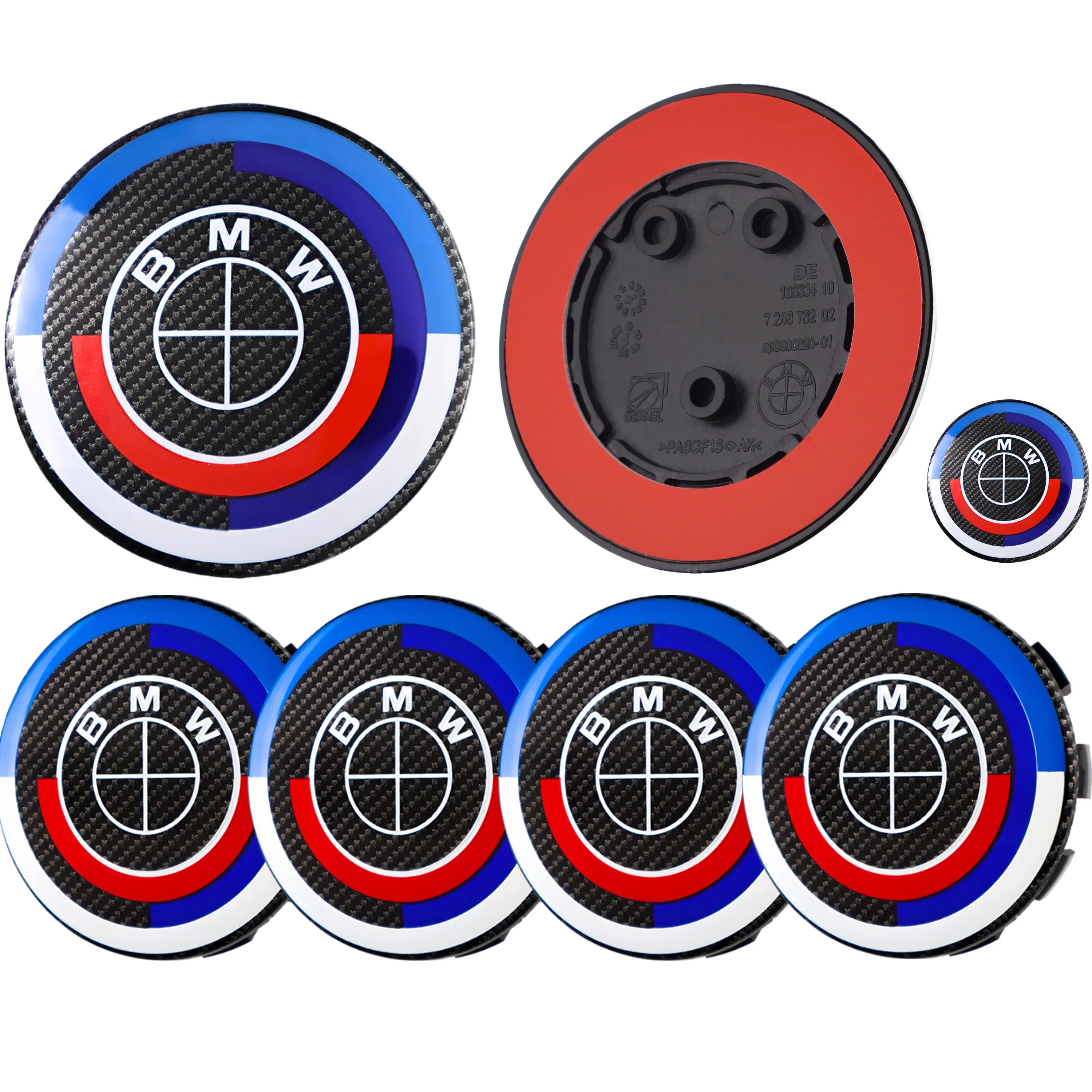 BMW 50th Anniversary Badge | Black Carbon