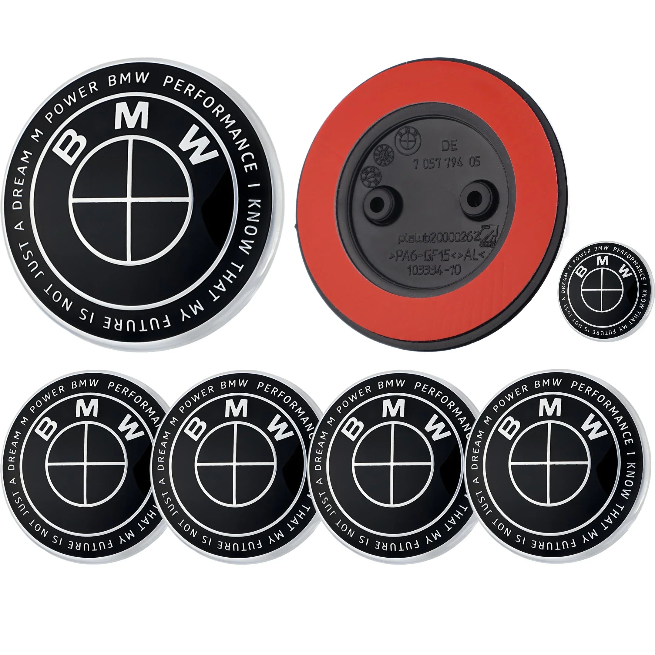 BMW 50. Jubiläumsabzeichen | Voll Schwarz