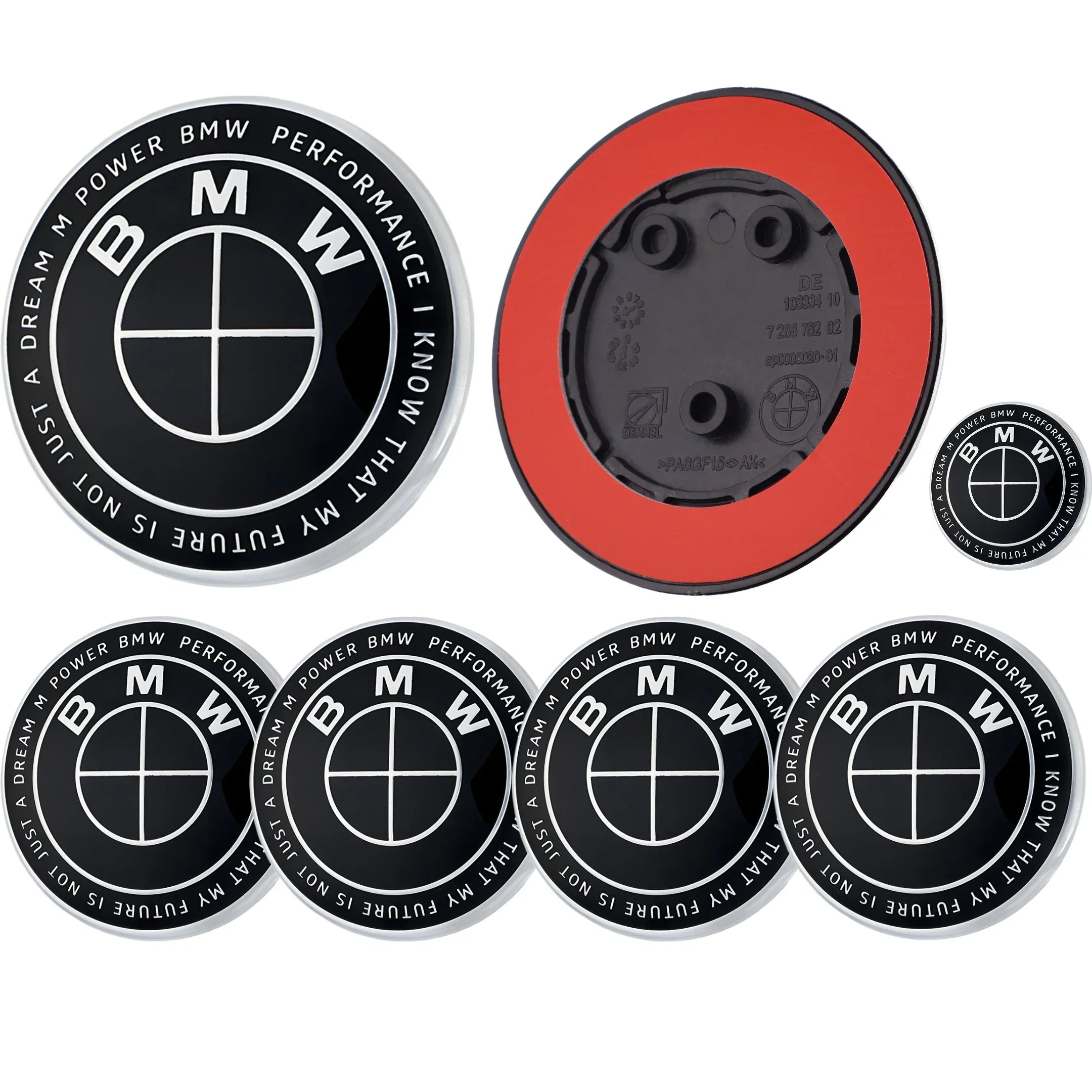 BMW 50. Jubiläumsabzeichen | Voll Schwarz