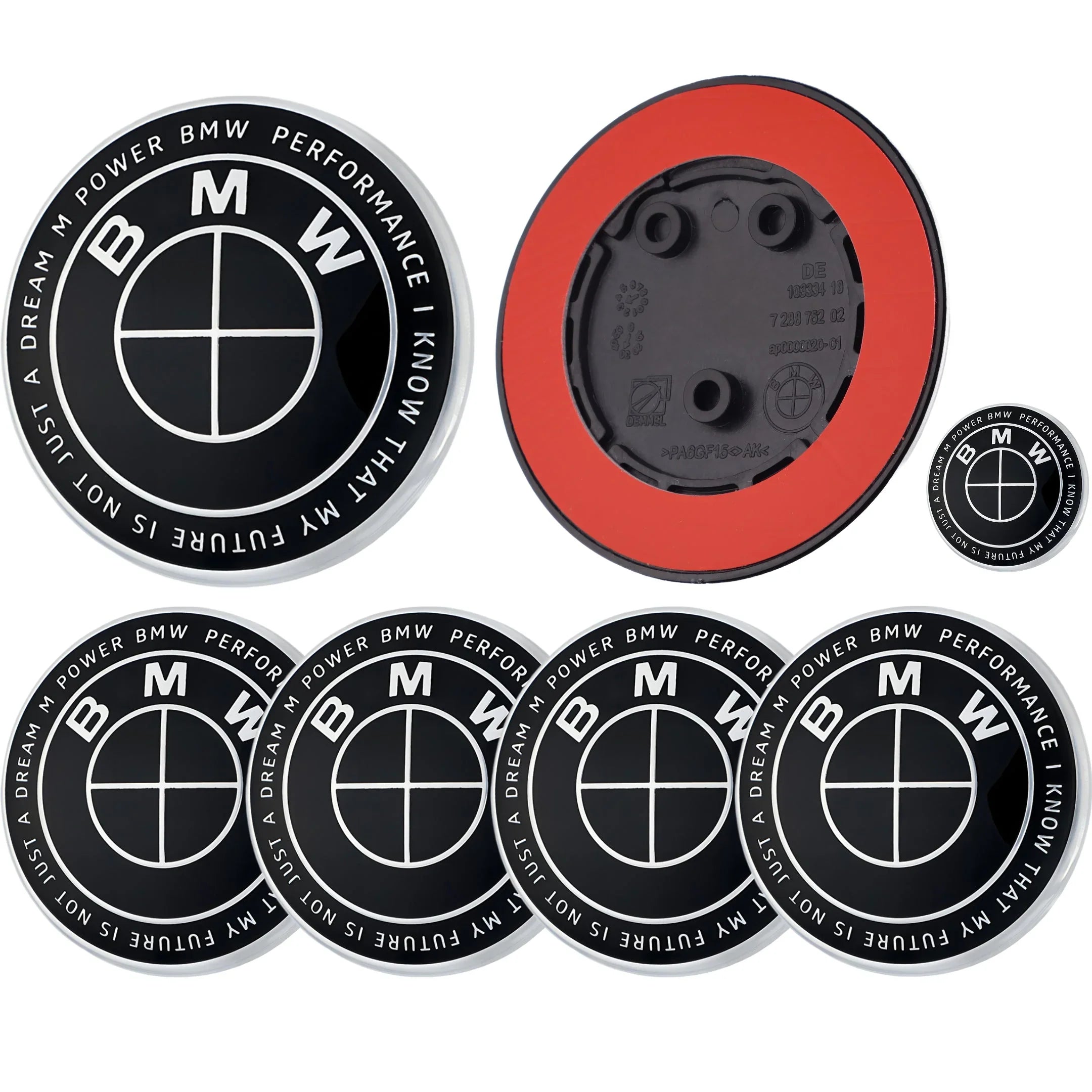 BMW 50. Jubiläumsabzeichen | Voll Schwarz