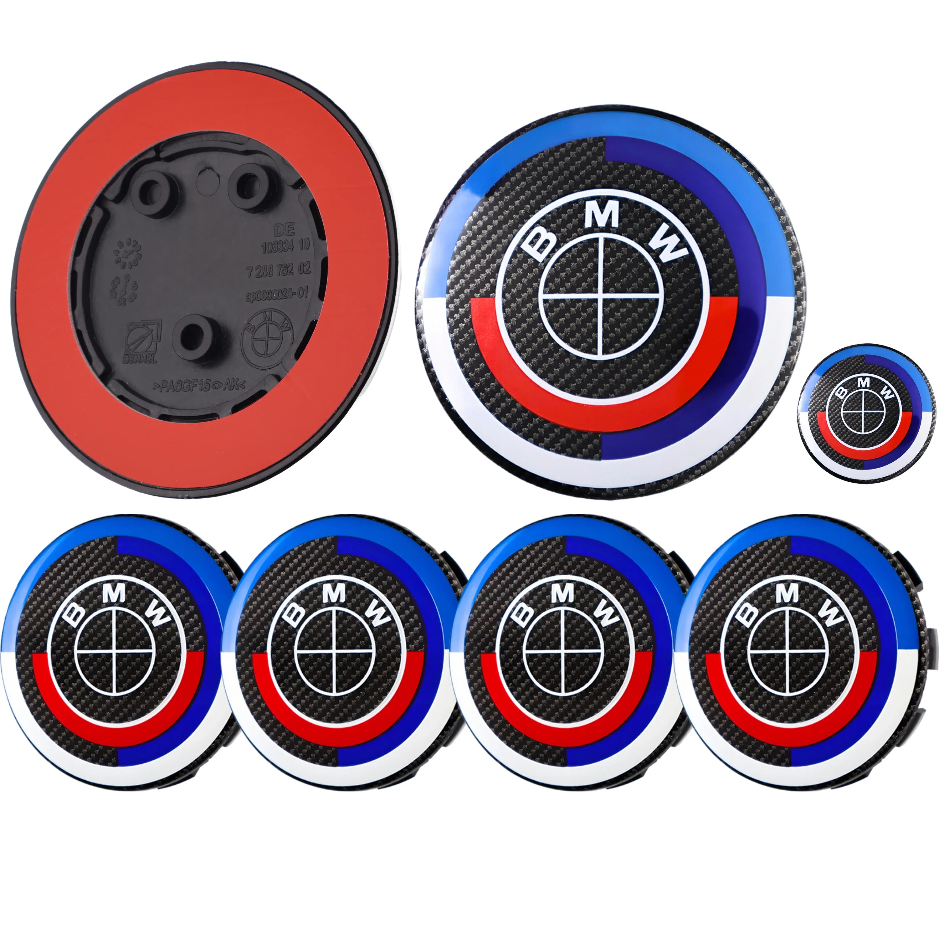 BMW 50th Anniversary Badge | Black Carbon