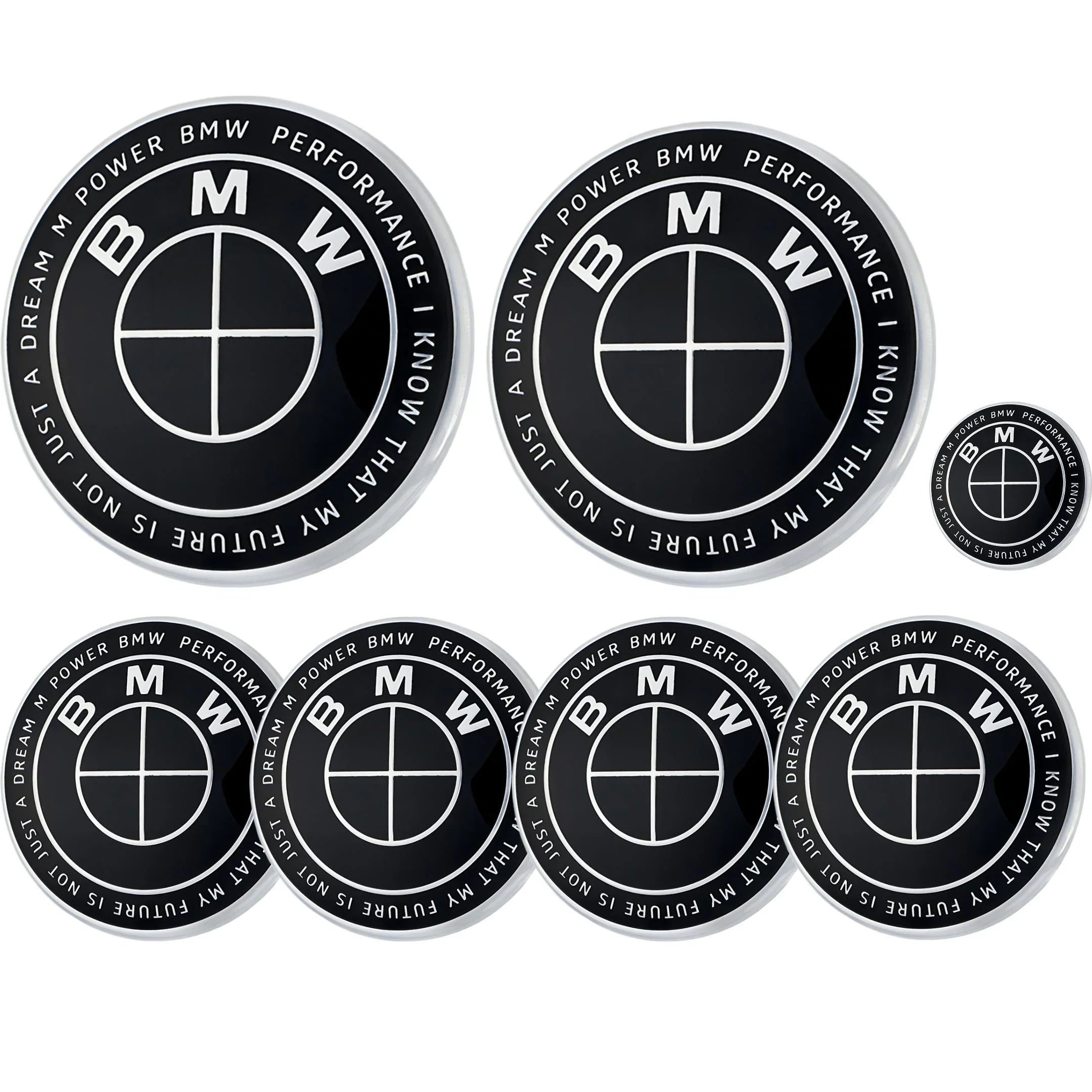 BMW 50. Jubiläumsabzeichen | Voll Schwarz