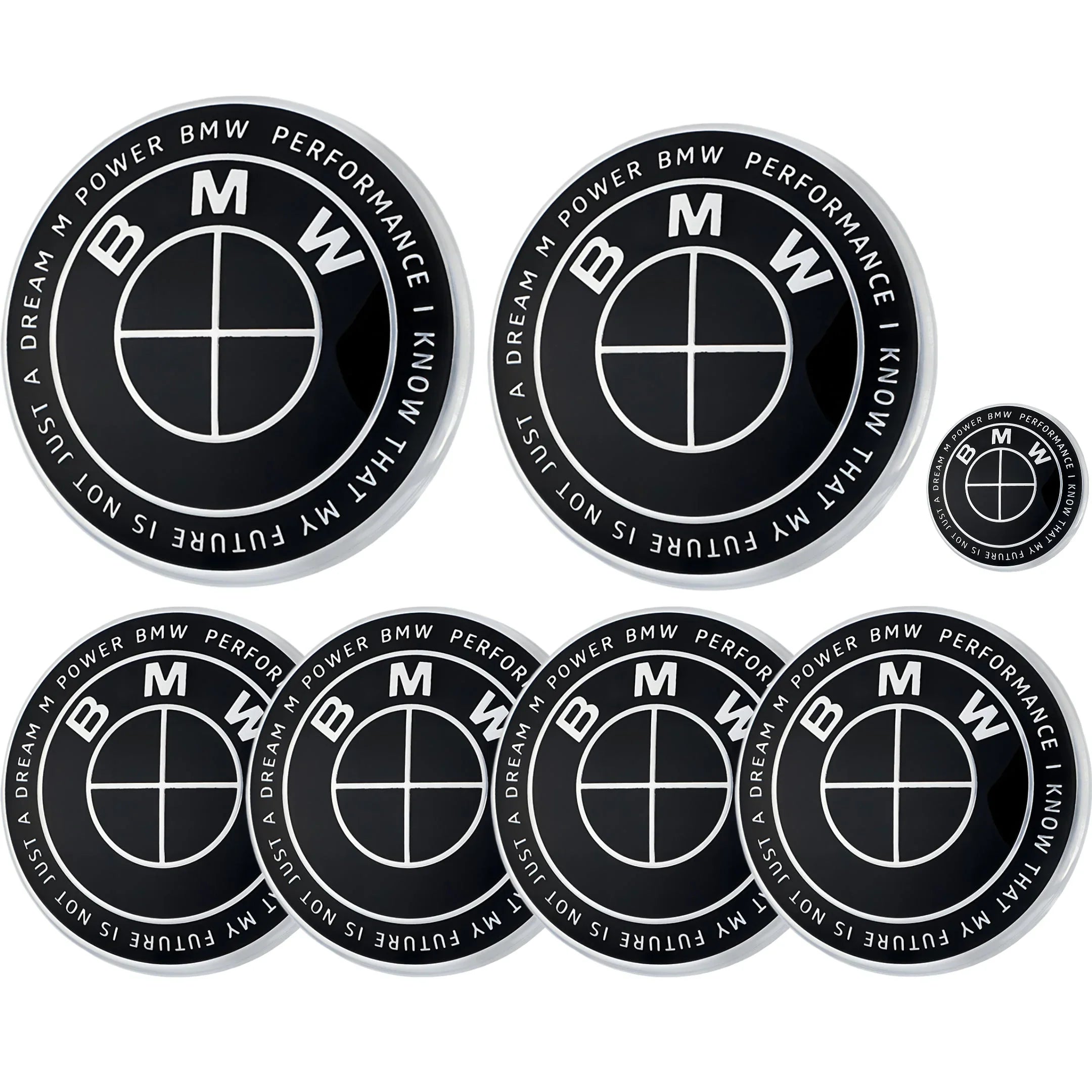 BMW 50. Jubiläumsabzeichen | Voll Schwarz