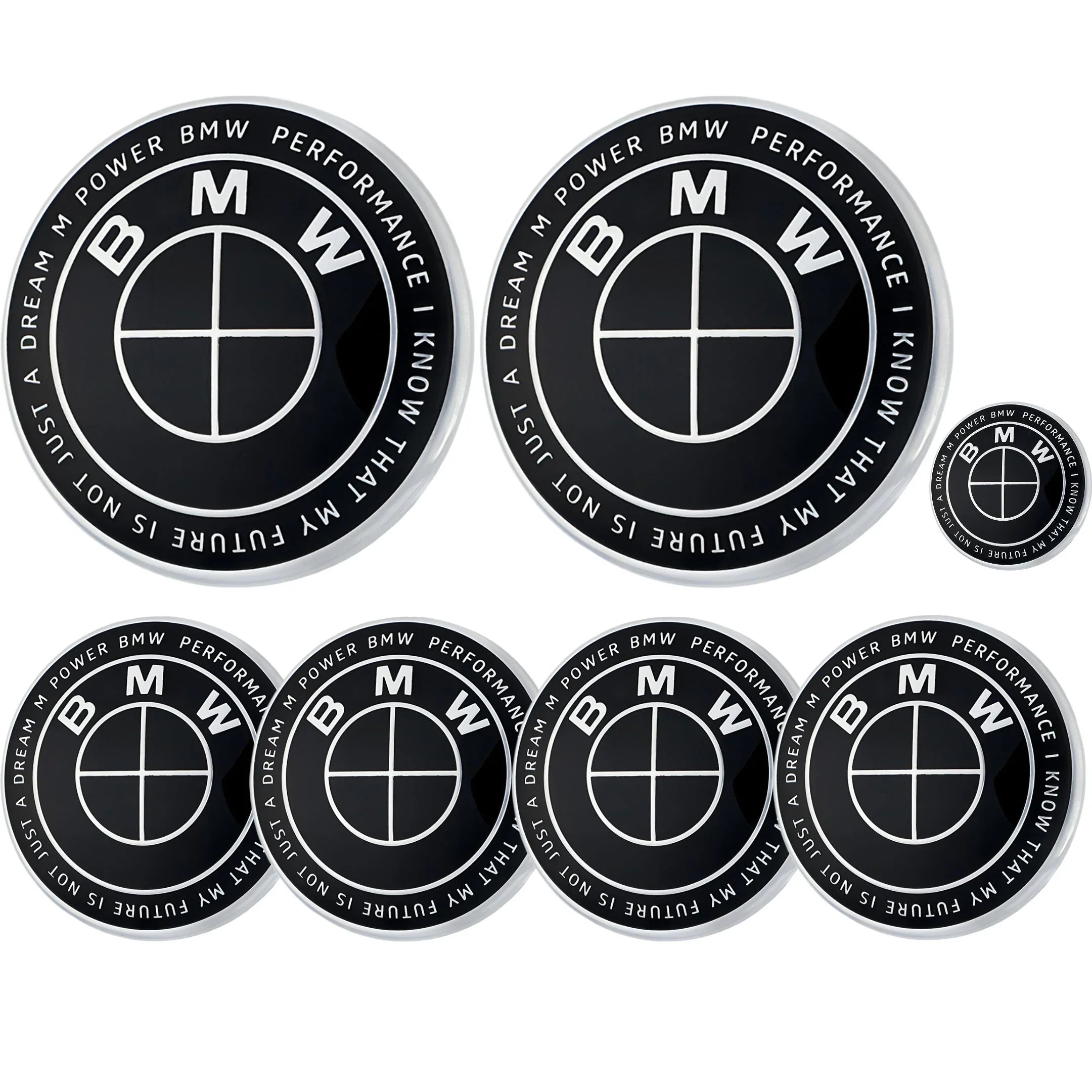 BMW 50. Jubiläumsabzeichen | Voll Schwarz