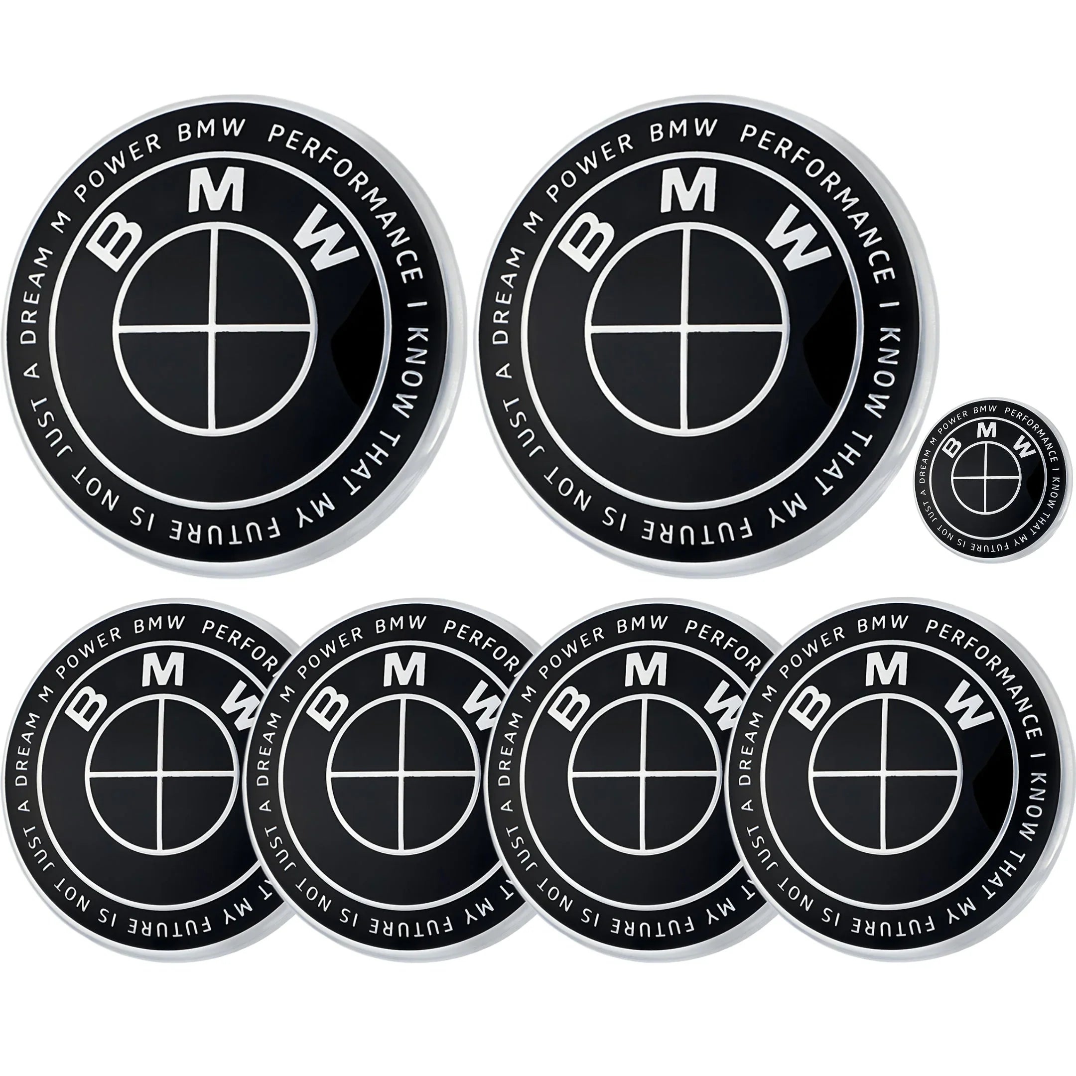 BMW 50. Jubiläumsabzeichen | Voll Schwarz