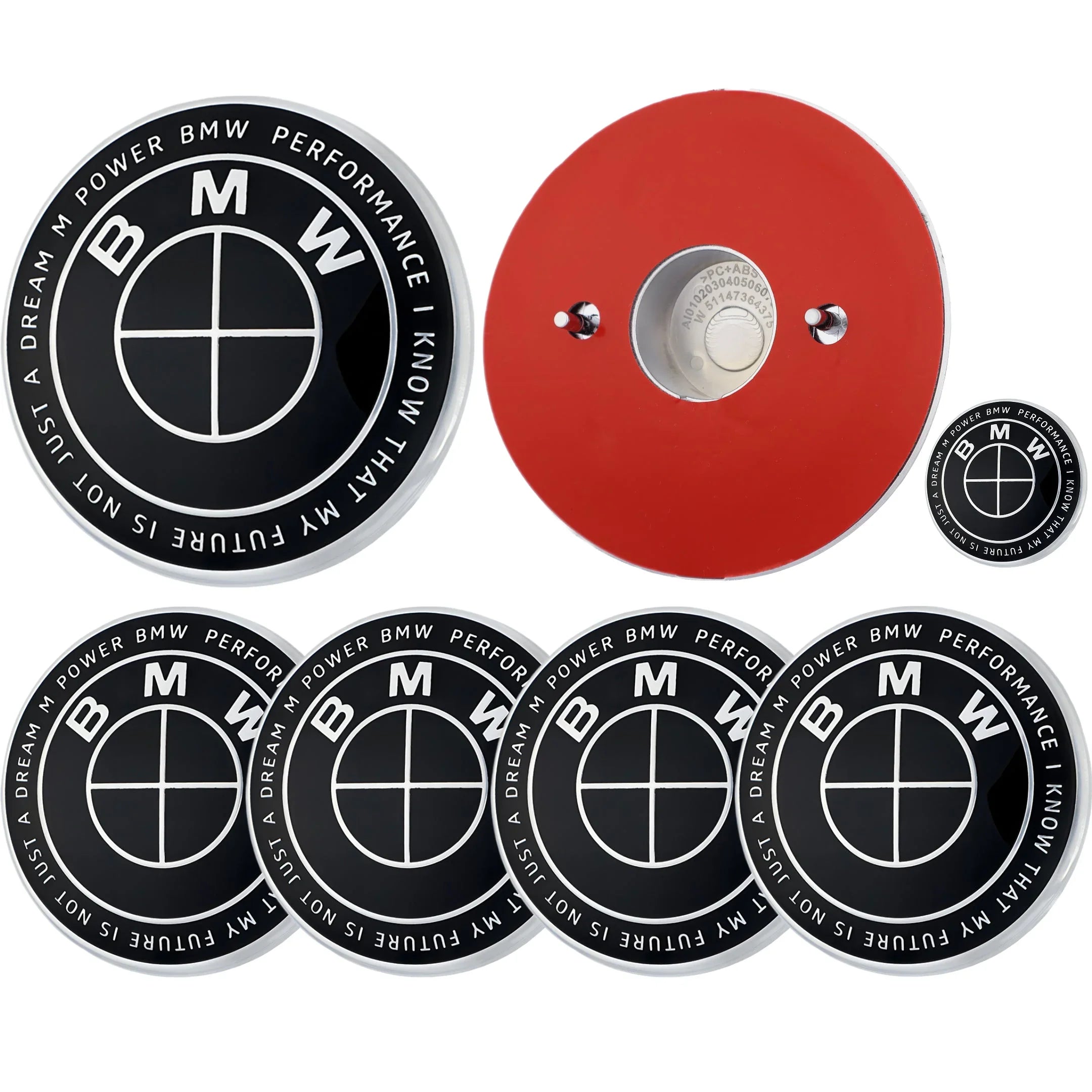 BMW 50. Jubiläumsabzeichen | Voll Schwarz