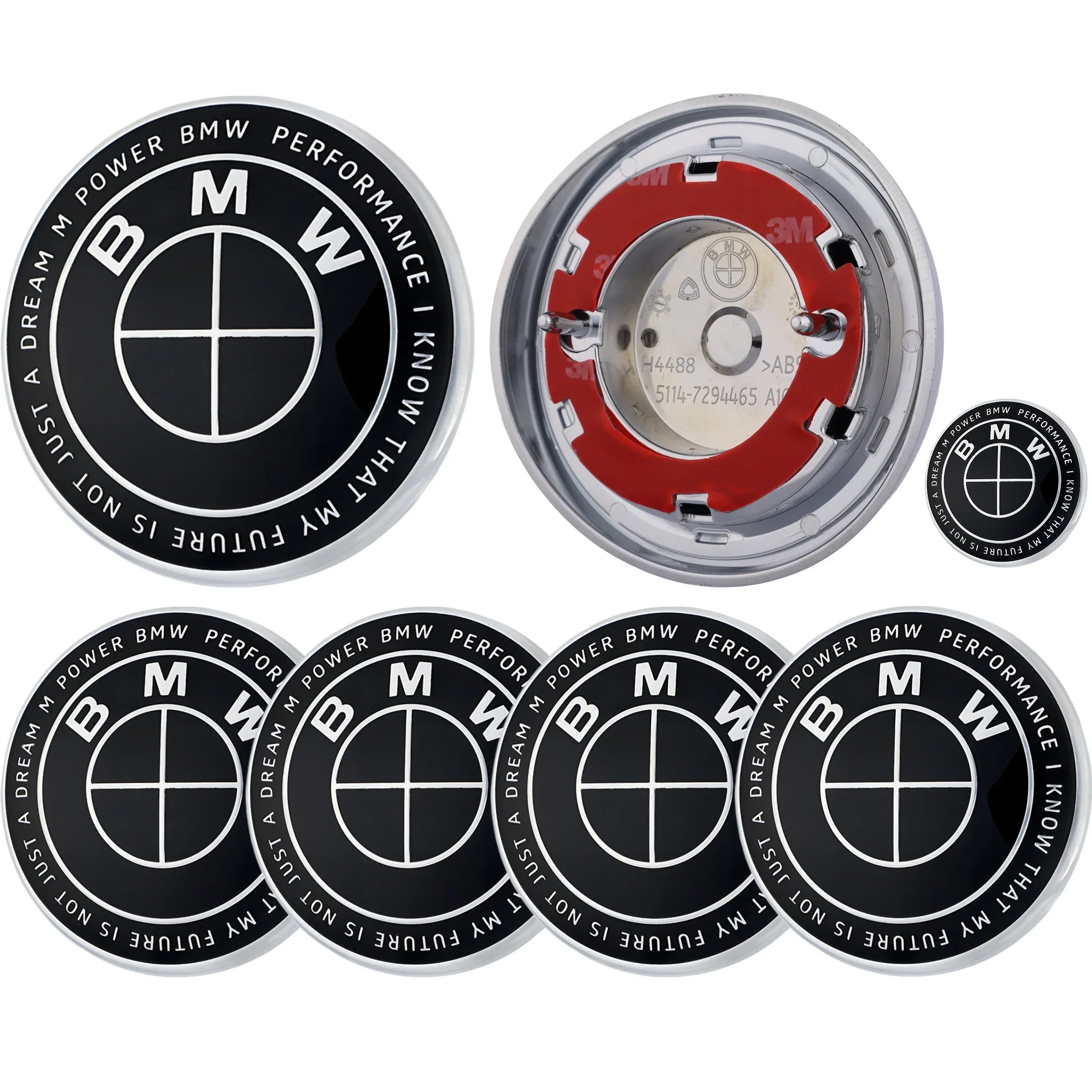 BMW 50. Jubiläumsabzeichen | Voll Schwarz