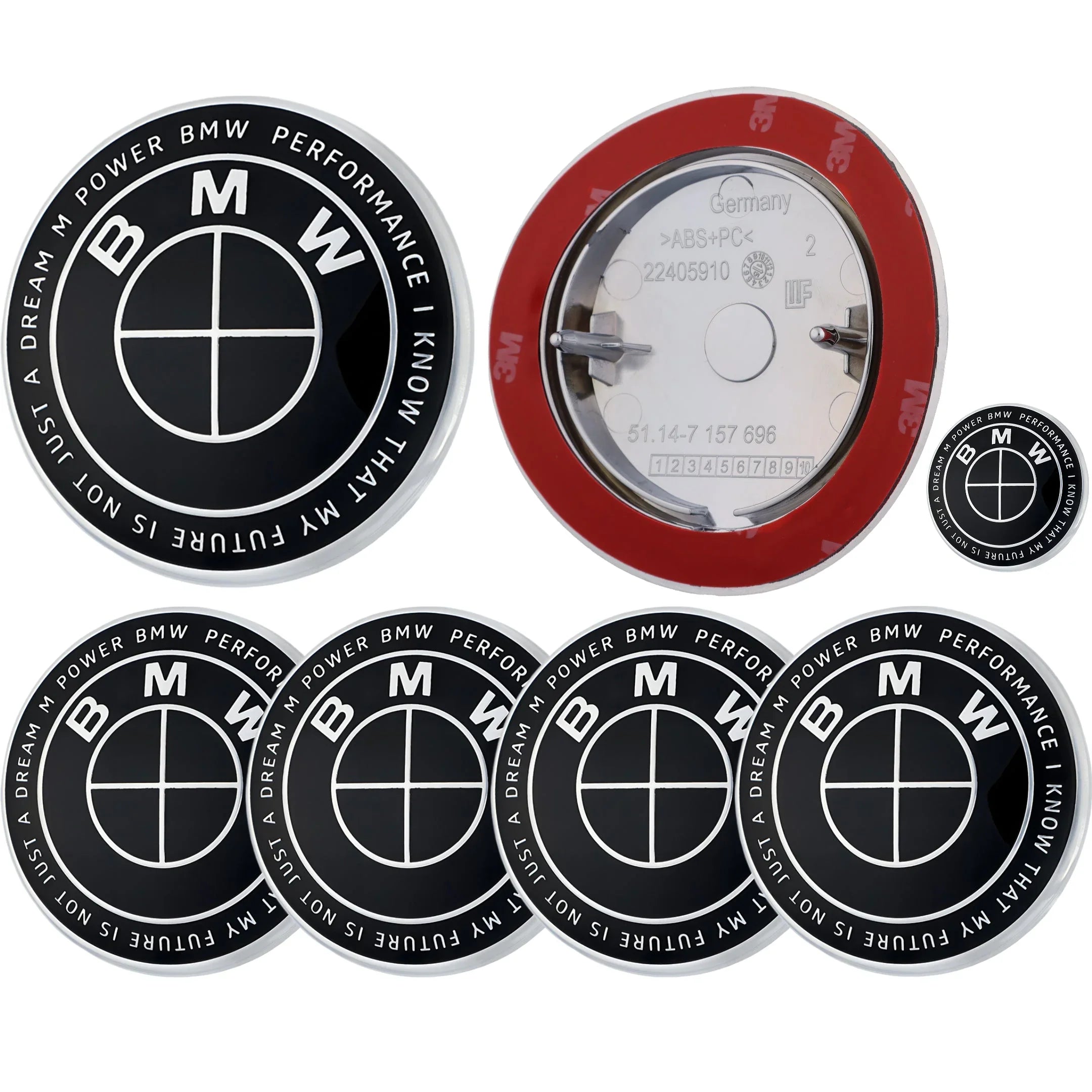 BMW 50. Jubiläumsabzeichen | Voll Schwarz