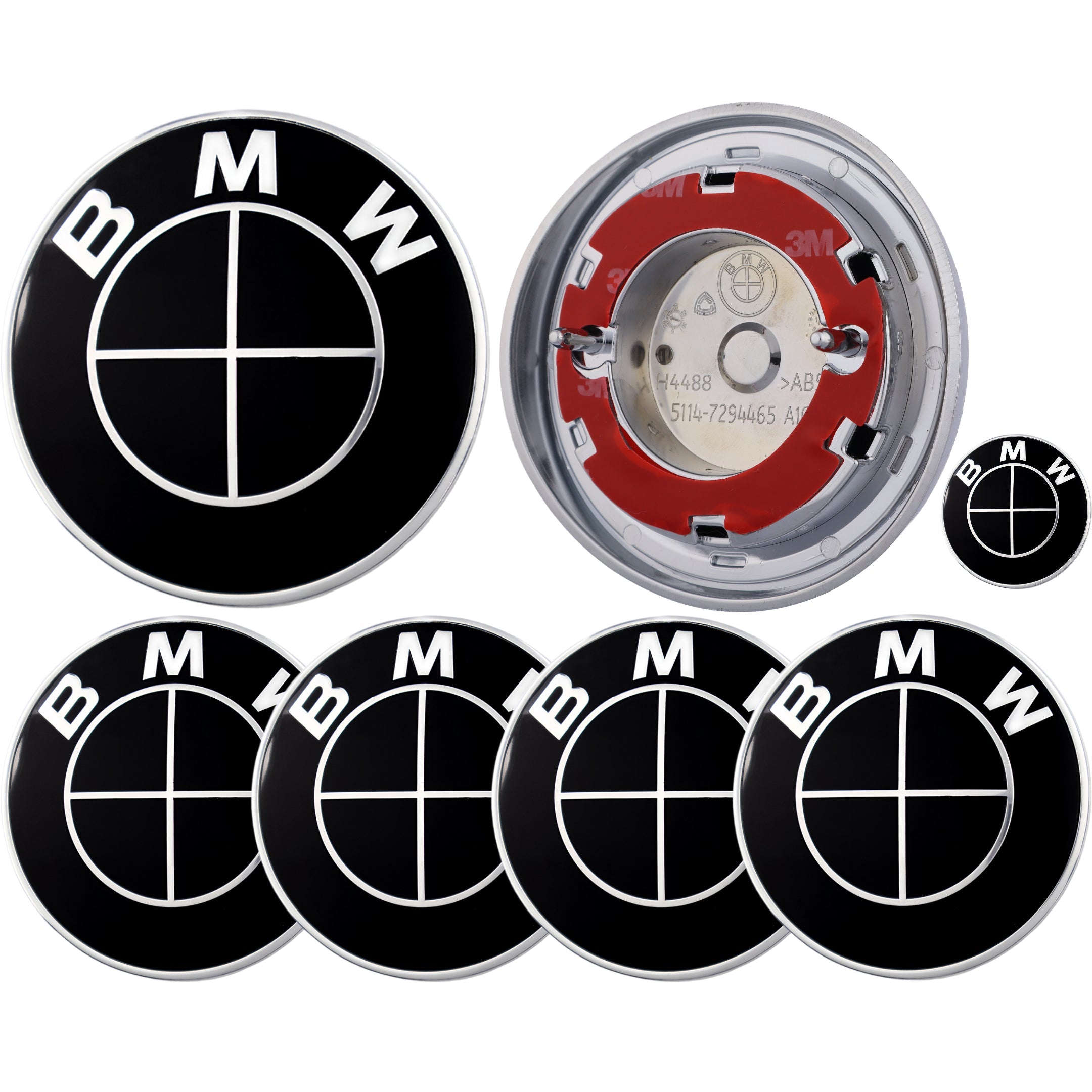 BMW Badge | Full Black