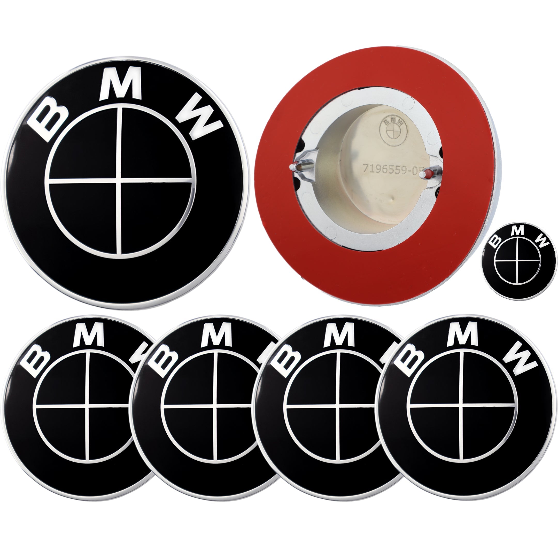 BMW Badge | Full Black