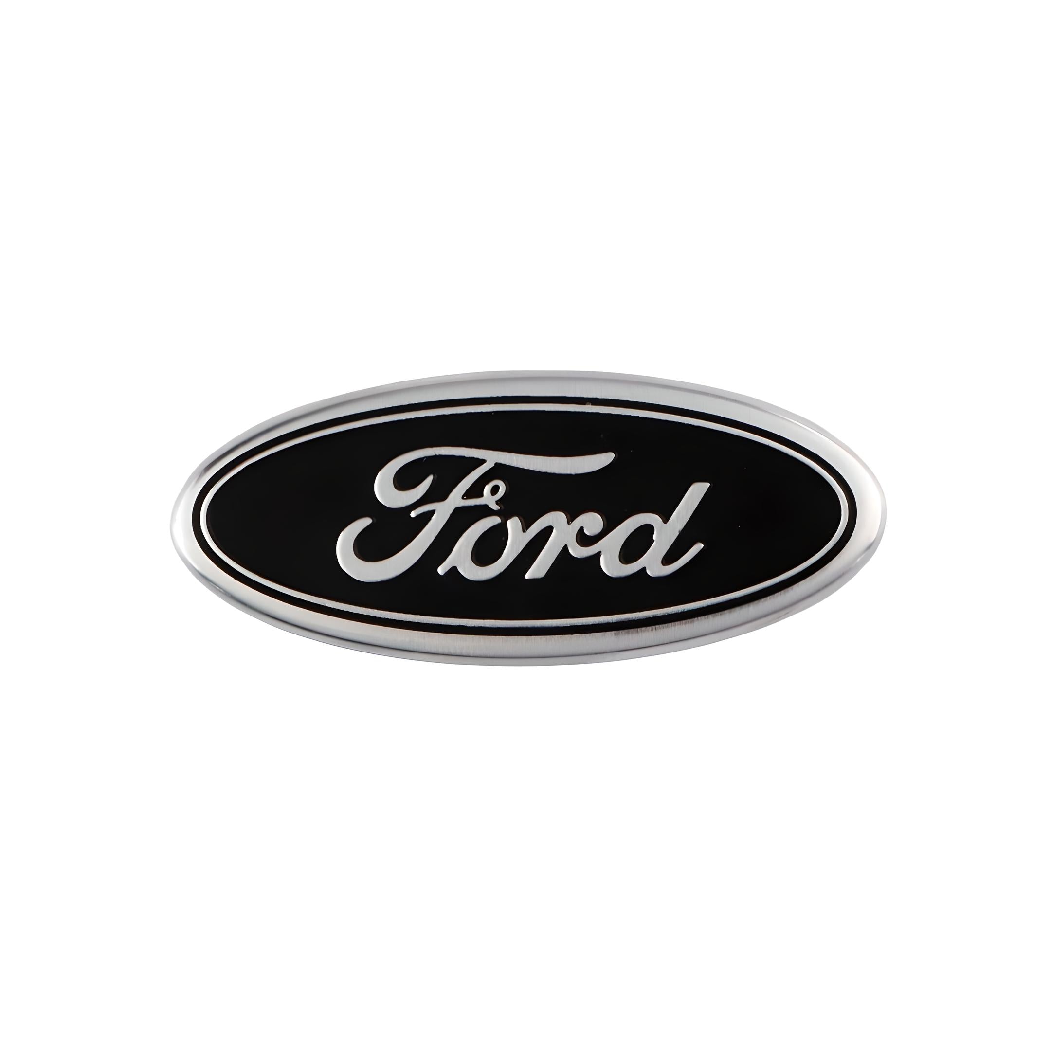 Ford Steering Wheel Emblem | Silver Black