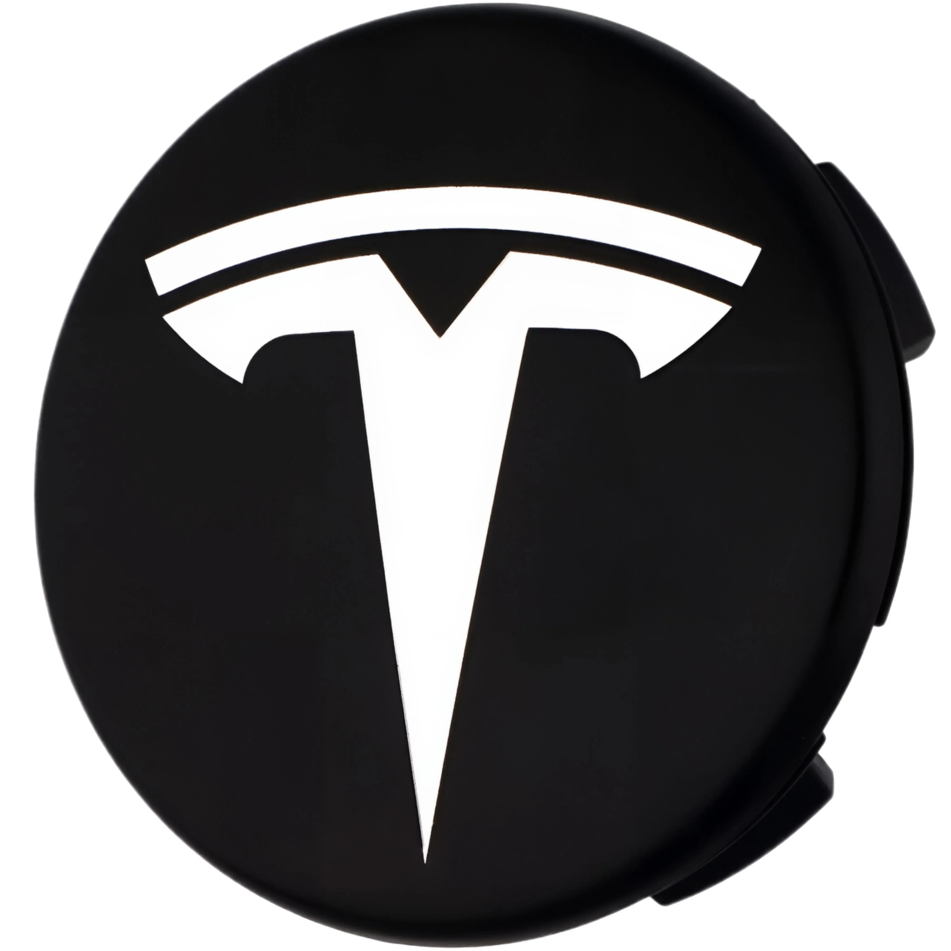 Tesla Hub Caps | Black White