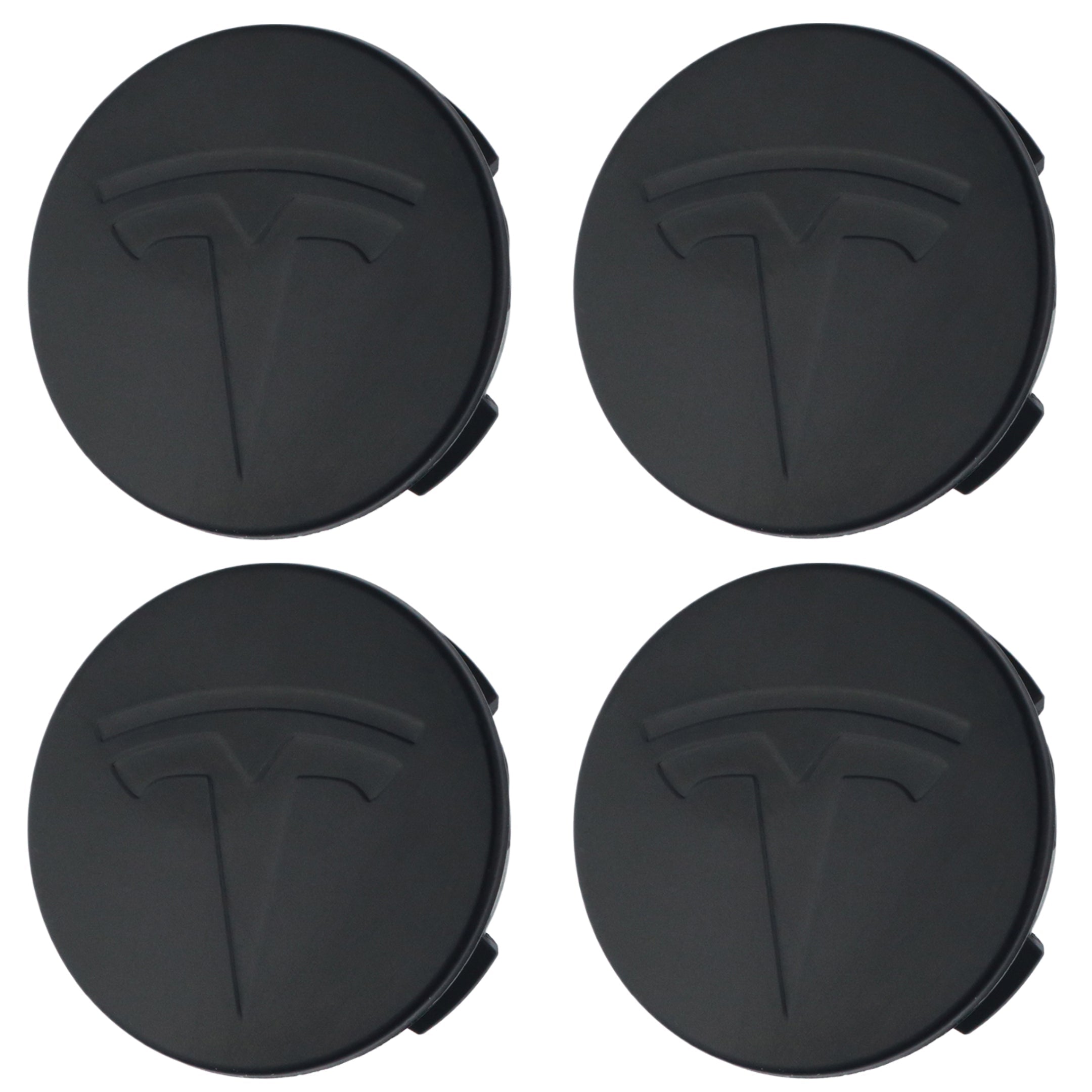 Tesla Hub Caps | Matte Black