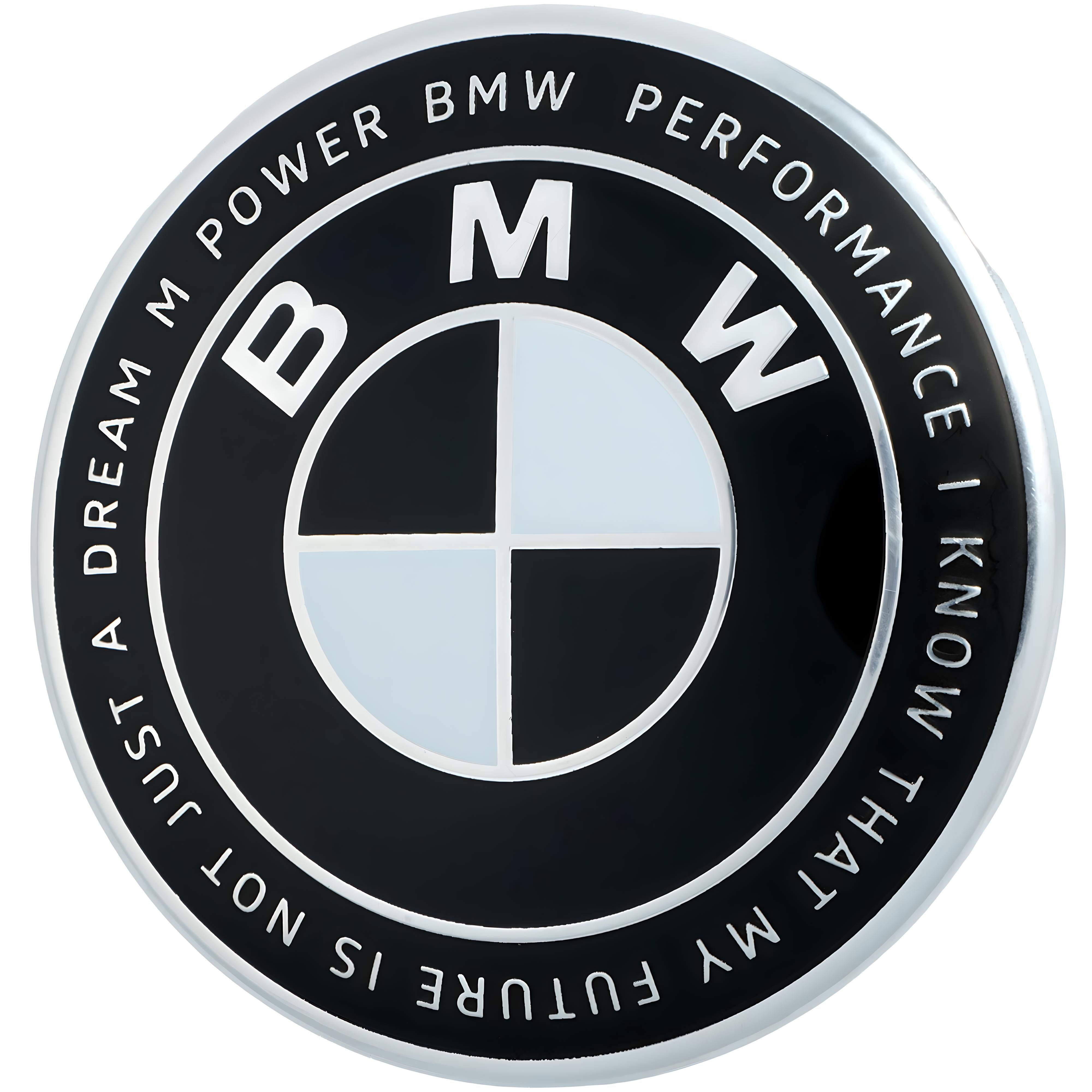BMW 50th Anniversary Badge | Black & White