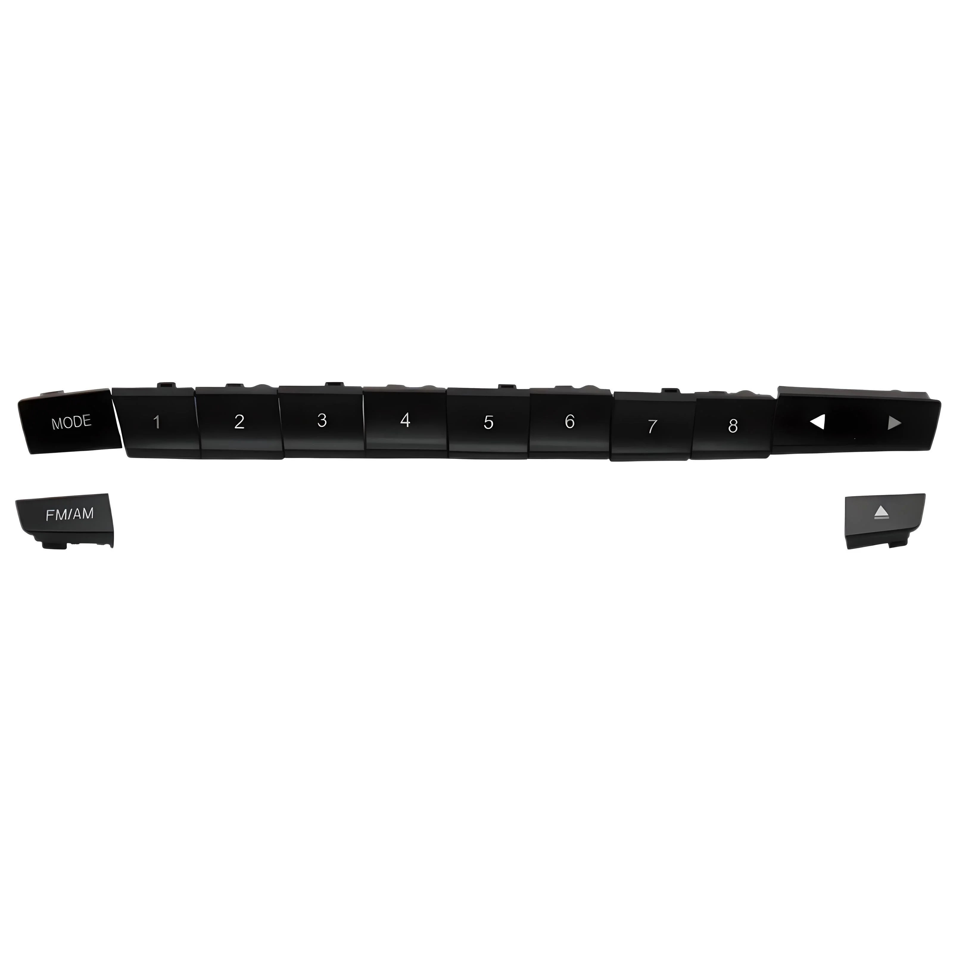 BMW Radio Button Float Button Kit – Black – Compatible with BMW E46 3 Series – Interior