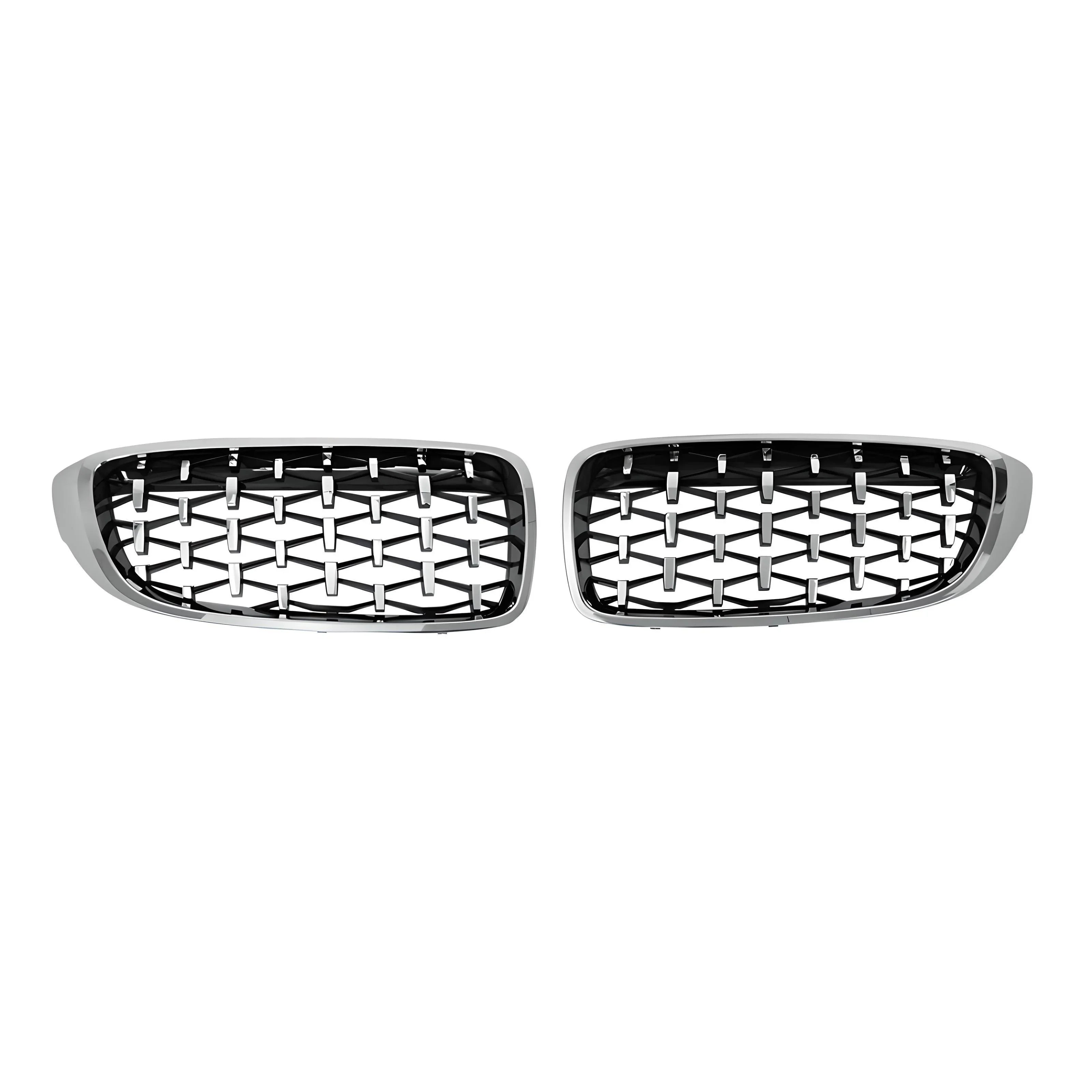 BMW Kidney Grille – Chrome Black – Compatible with BMW 5 Series G30 G31 – Front Exterior