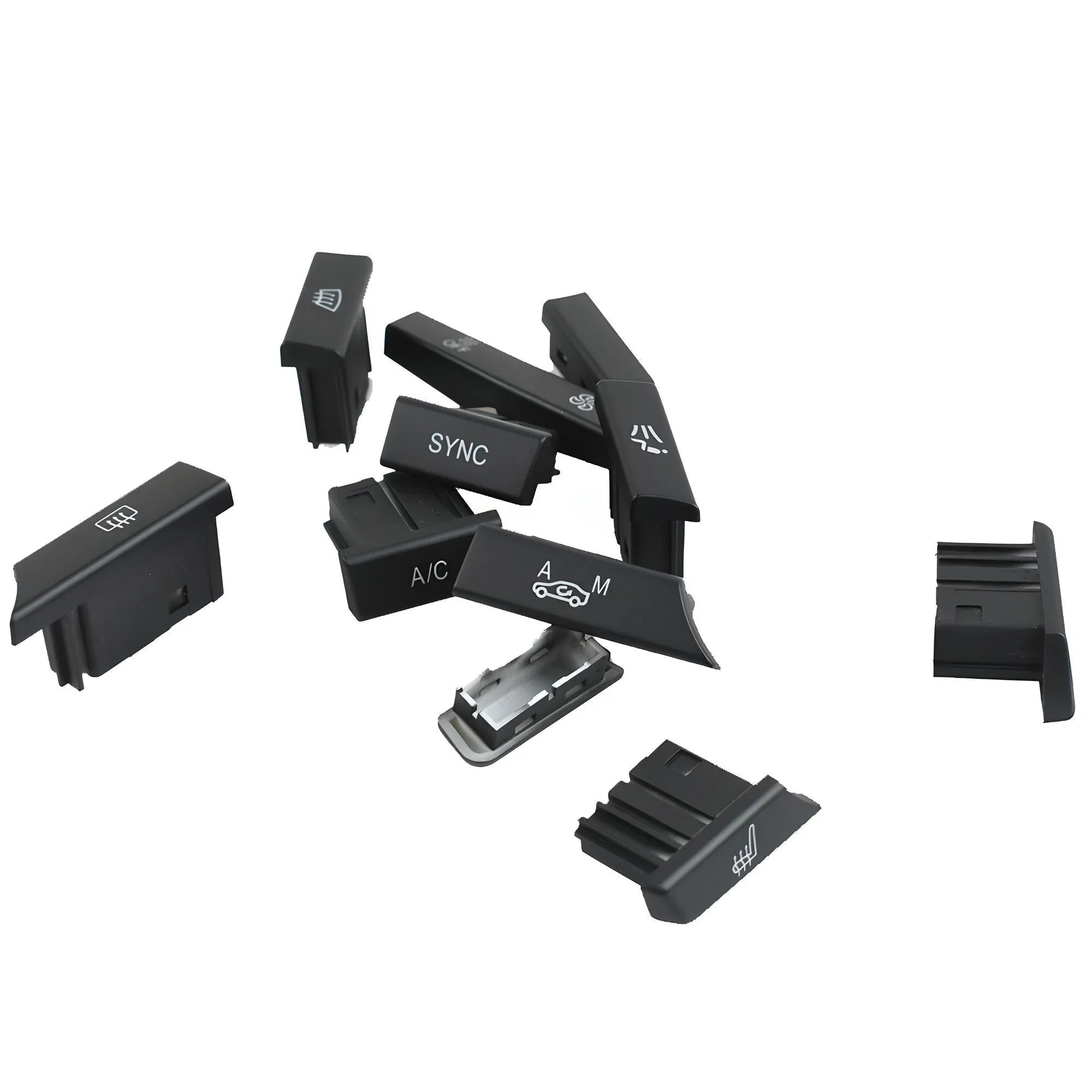 AC Control Keycap Kit – Black – Compatible with BMW F30 – Interior Switches