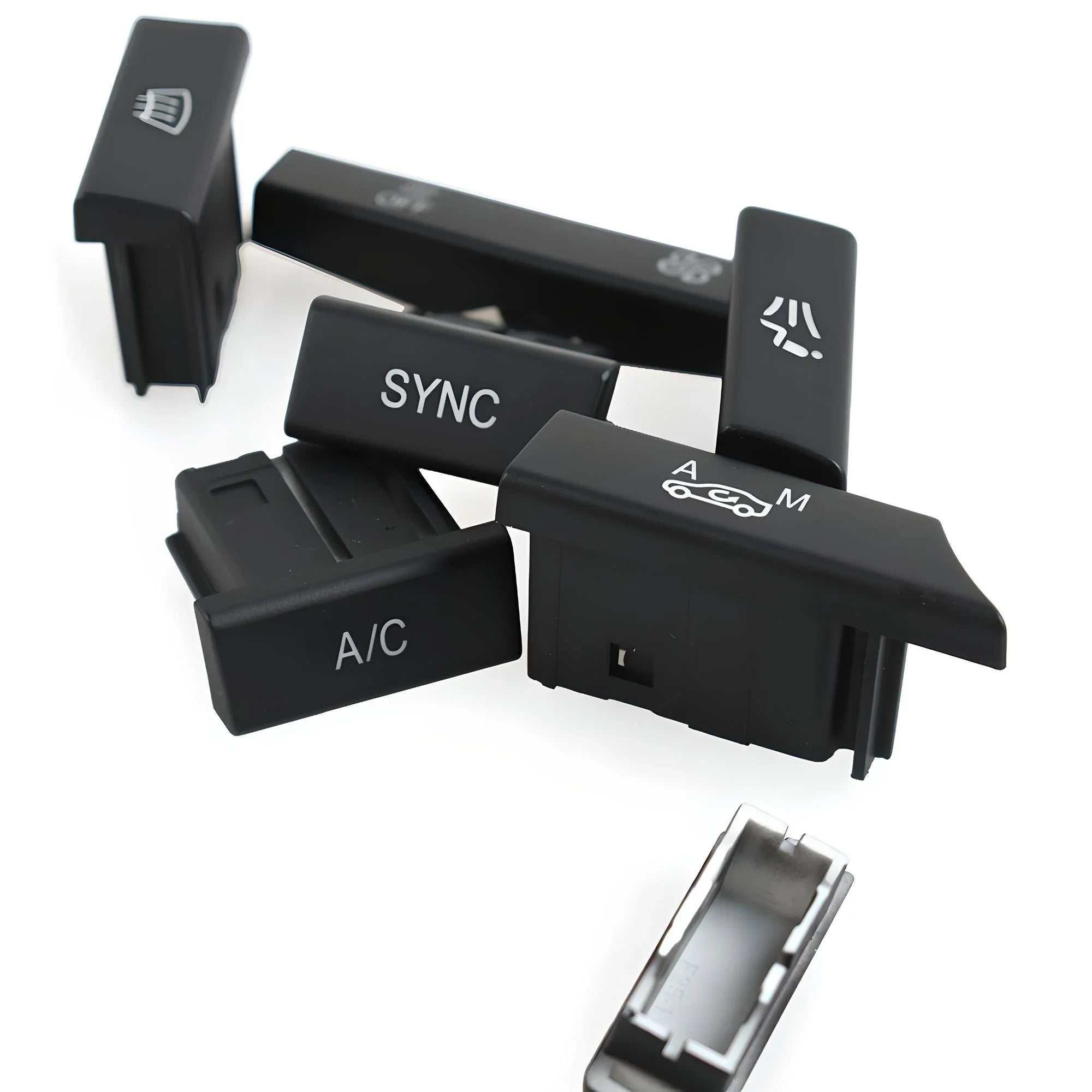 Heated Seat Switch Button – Black Finish – Compatible with BMW – Interior Dashboard