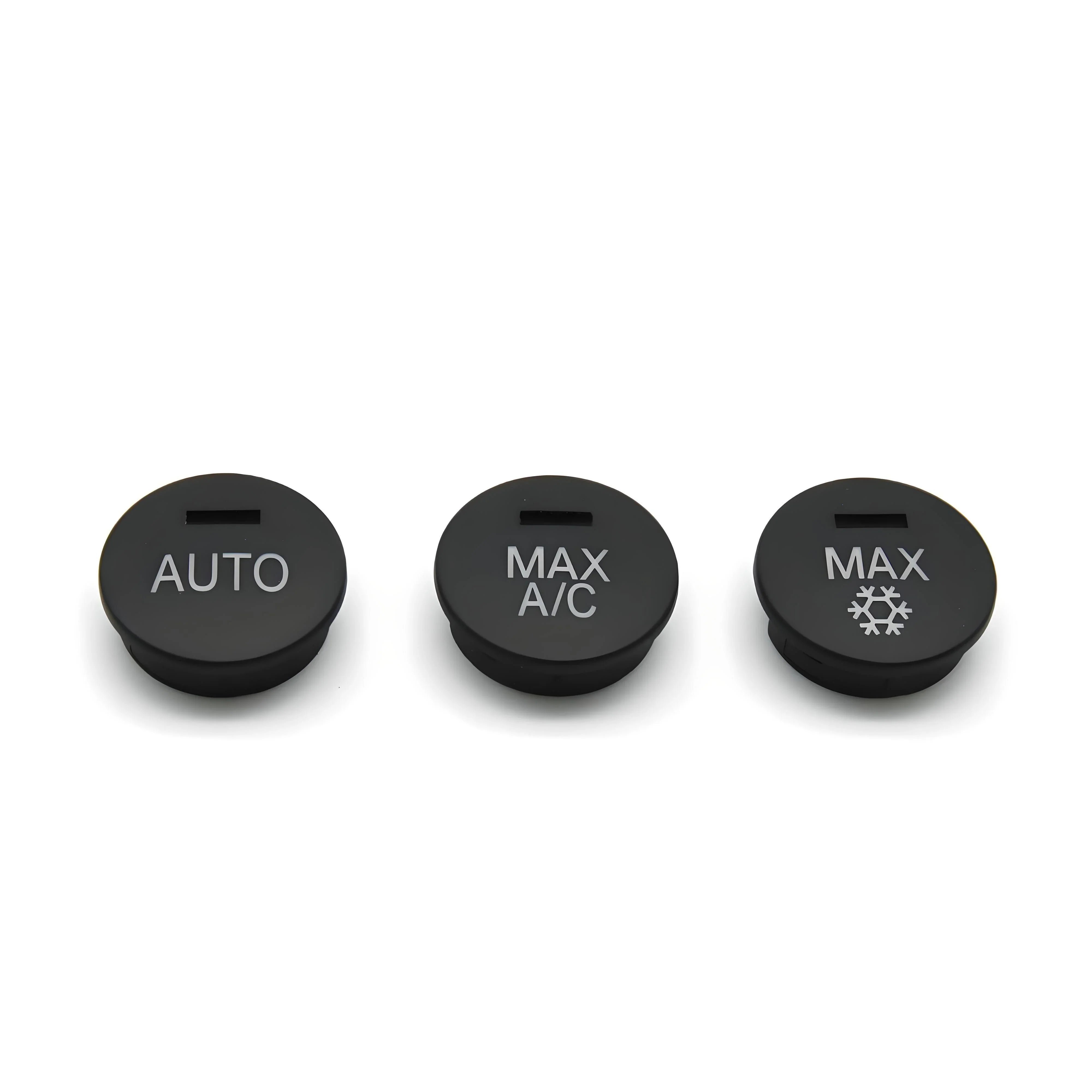 Climate Control Switch Caps – Black – Compatible with BMW E39 – Dashboard Front