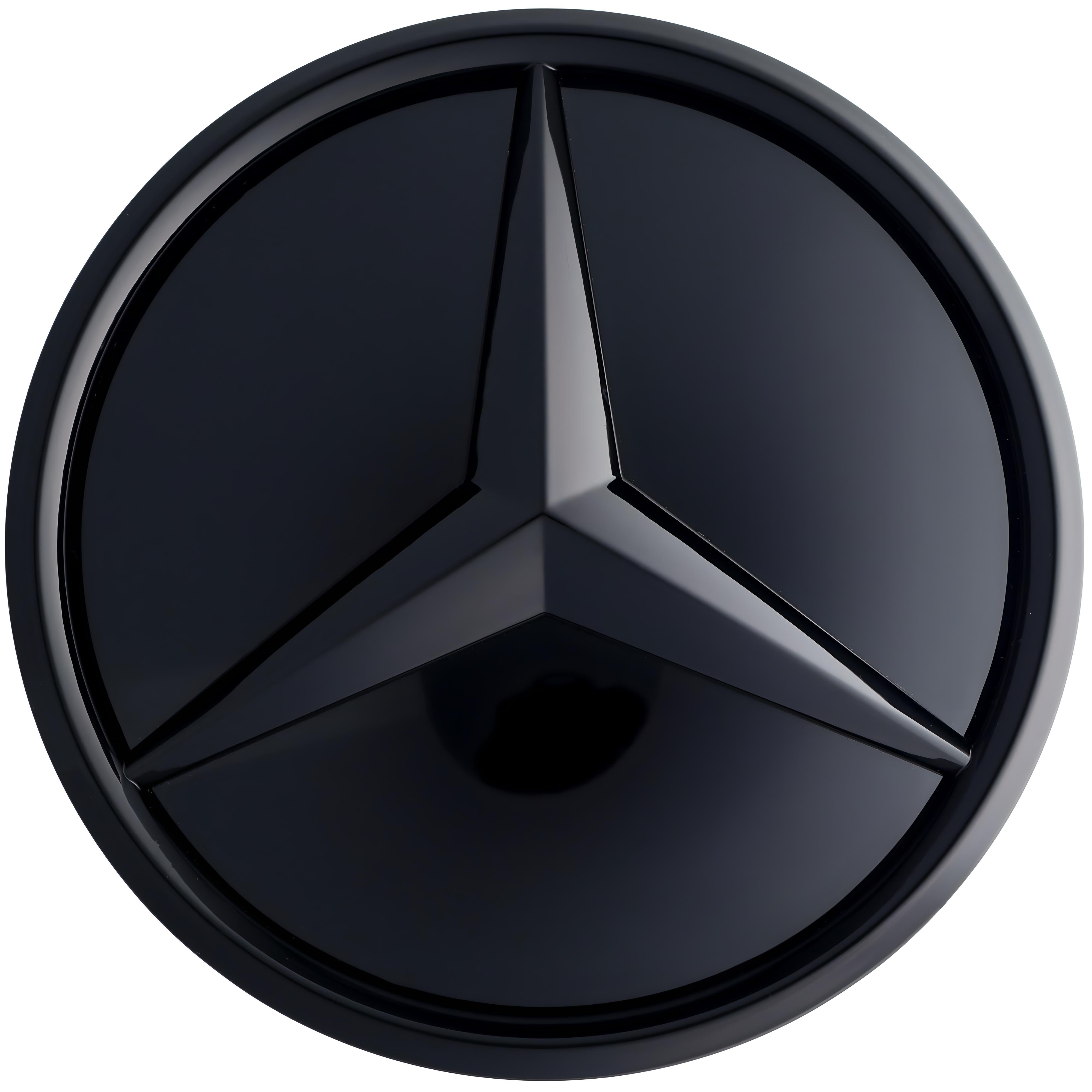 Mercedes Grille Emblem | Gloss Black - Elevated Style