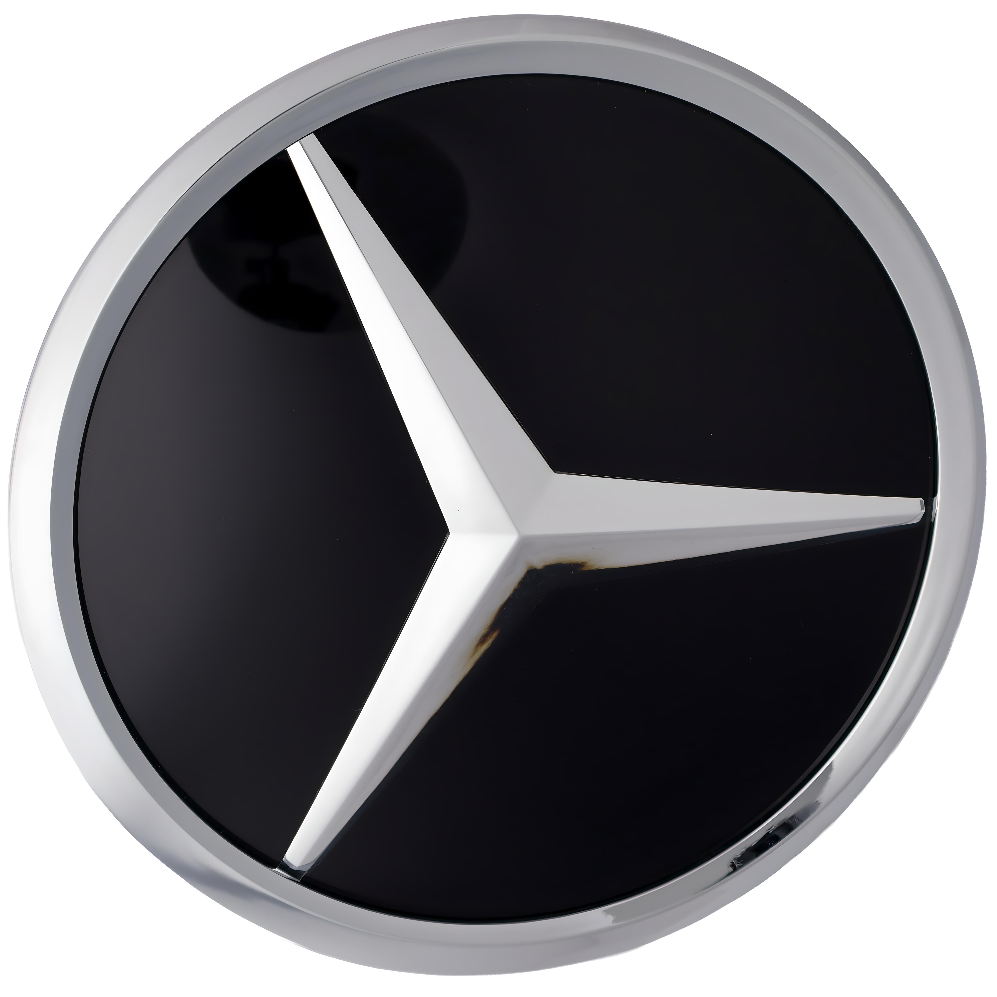 Mercedes Grille Emblem | Chrome - Mirror Style