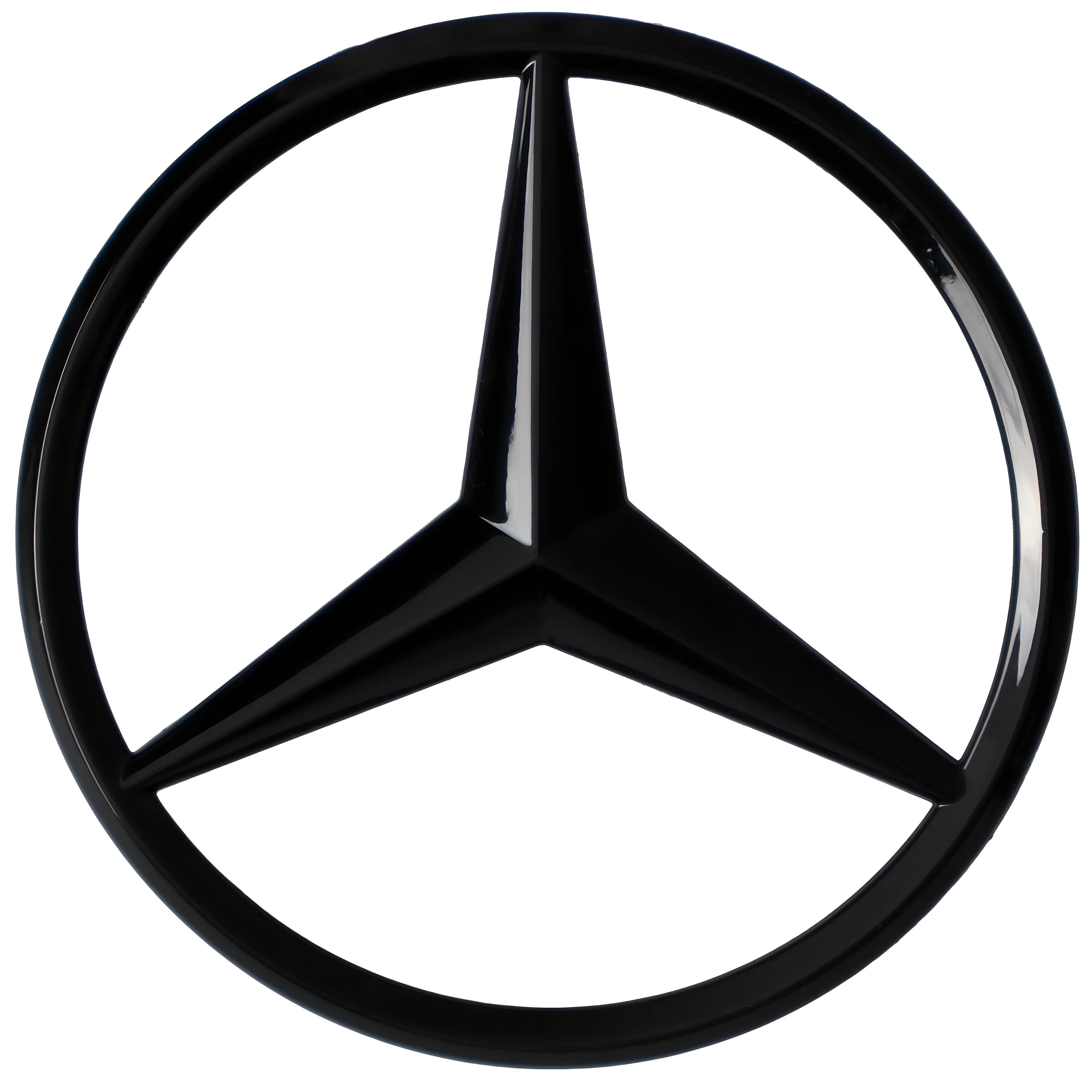 Mercedes Trunk Emblem | Gloss Black - Aftermarket - The Zenara Shop