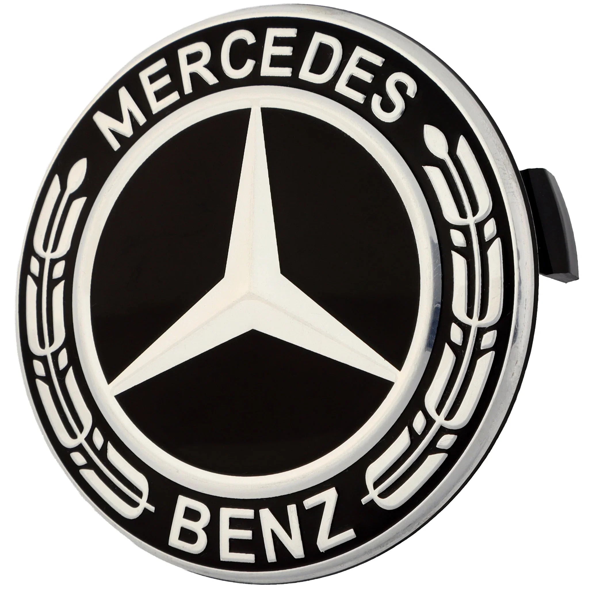 Mercedes Hub Caps | Classic Black - Aftermarket - The Zenara Shop
