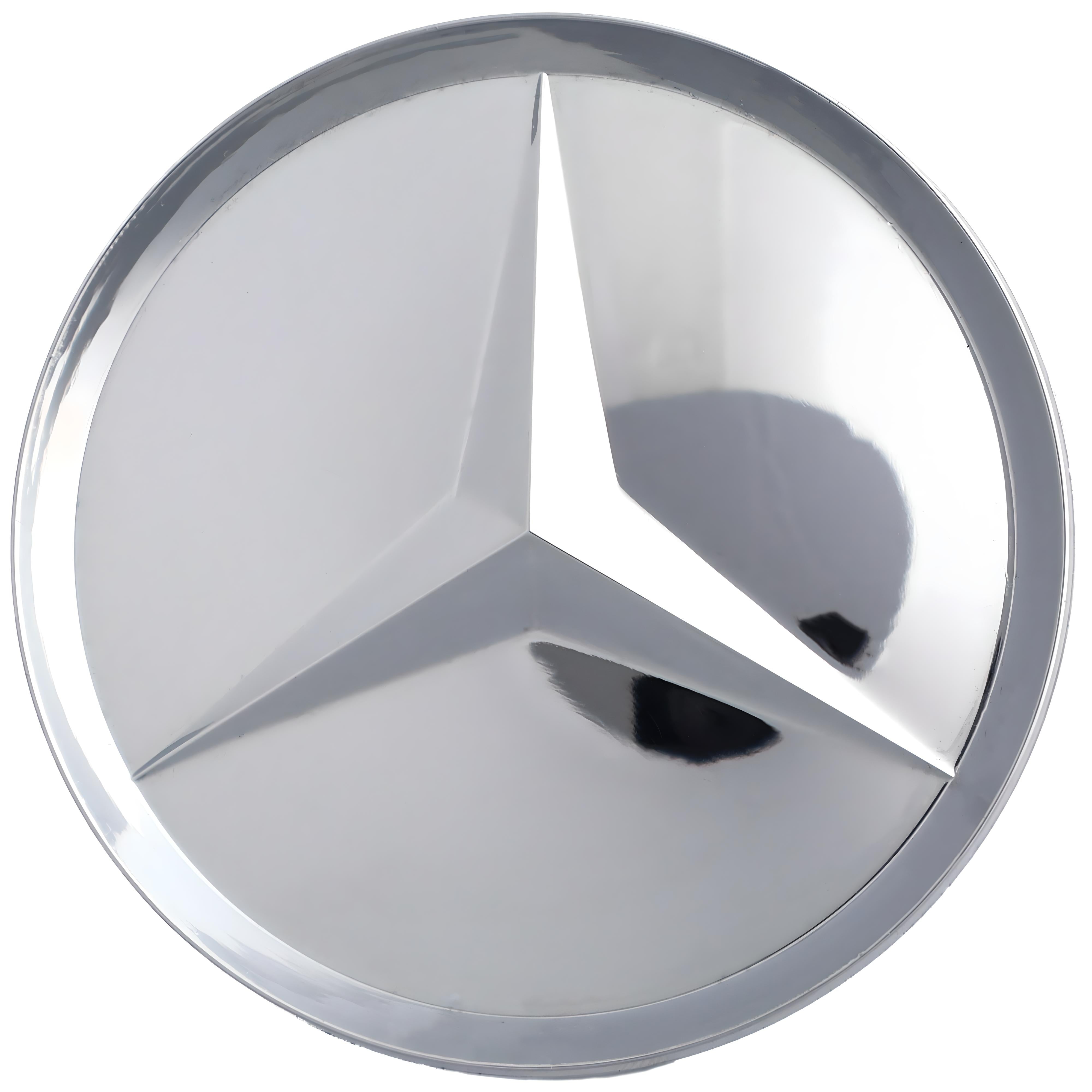 Mercedes Hub Caps | Gloss Silver