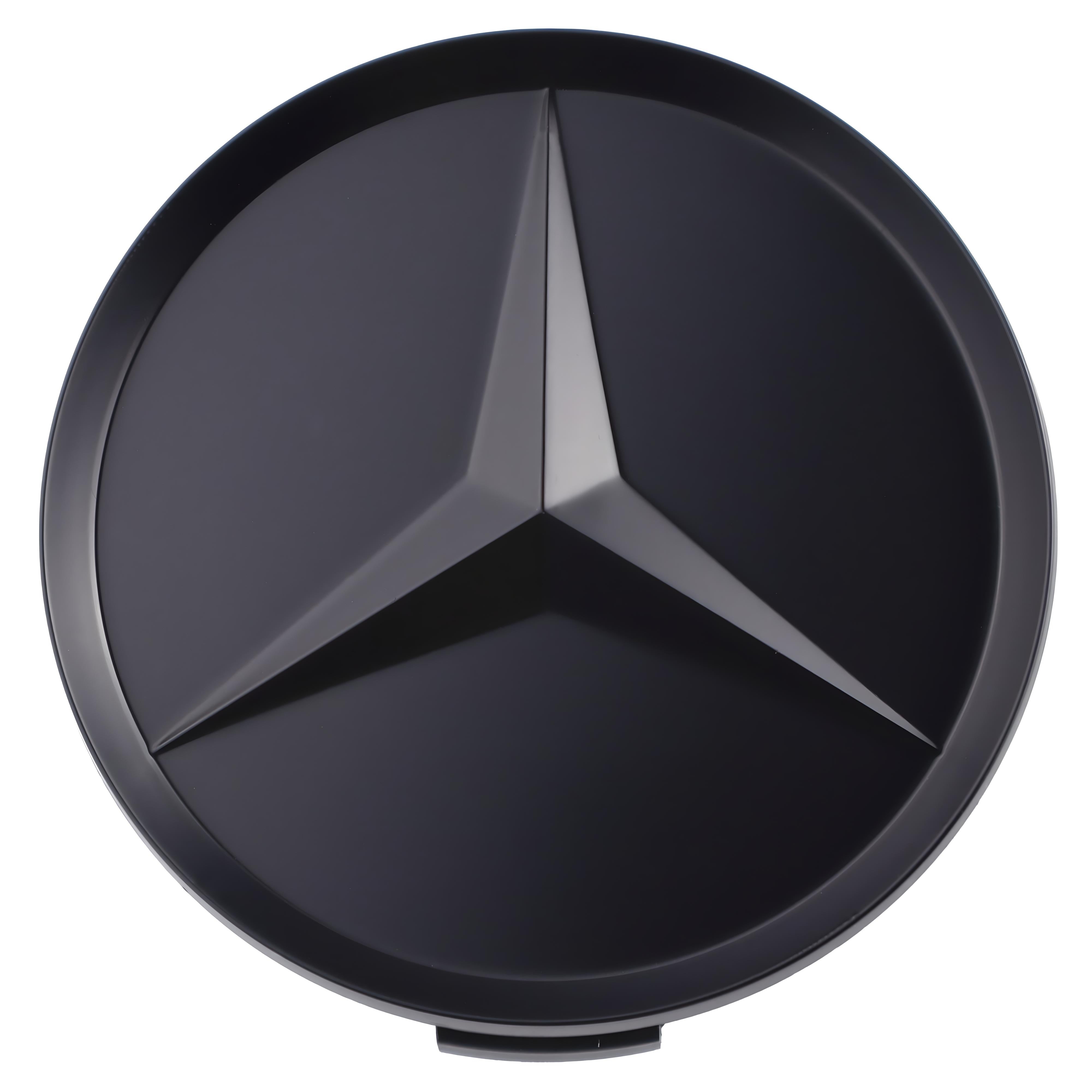 Mercedes Hub Caps | Matte Black