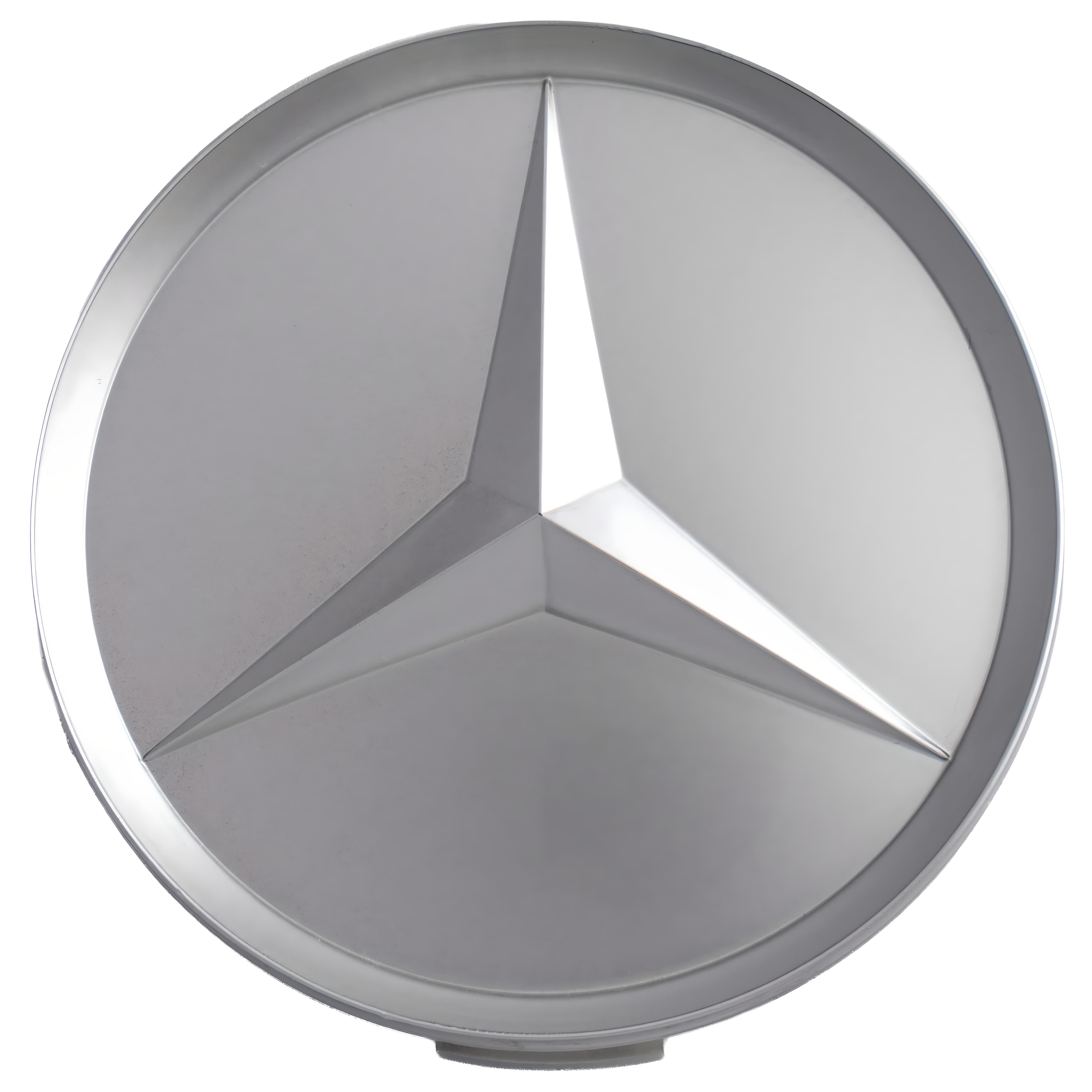 Mercedes Hub Caps | Matte Silver