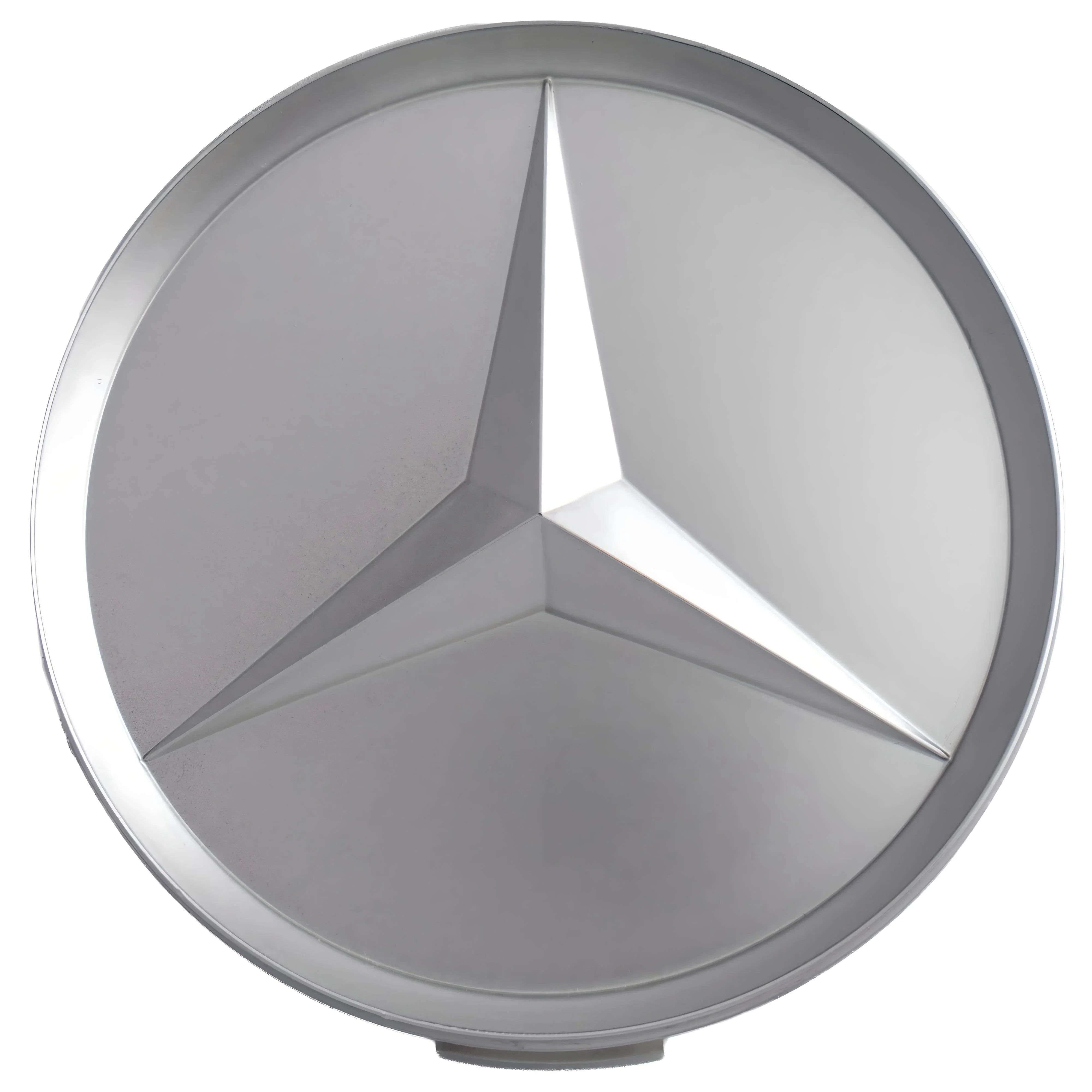 Mercedes Hub Caps | Matte Silver - Aftermarket - The Zenara Shop