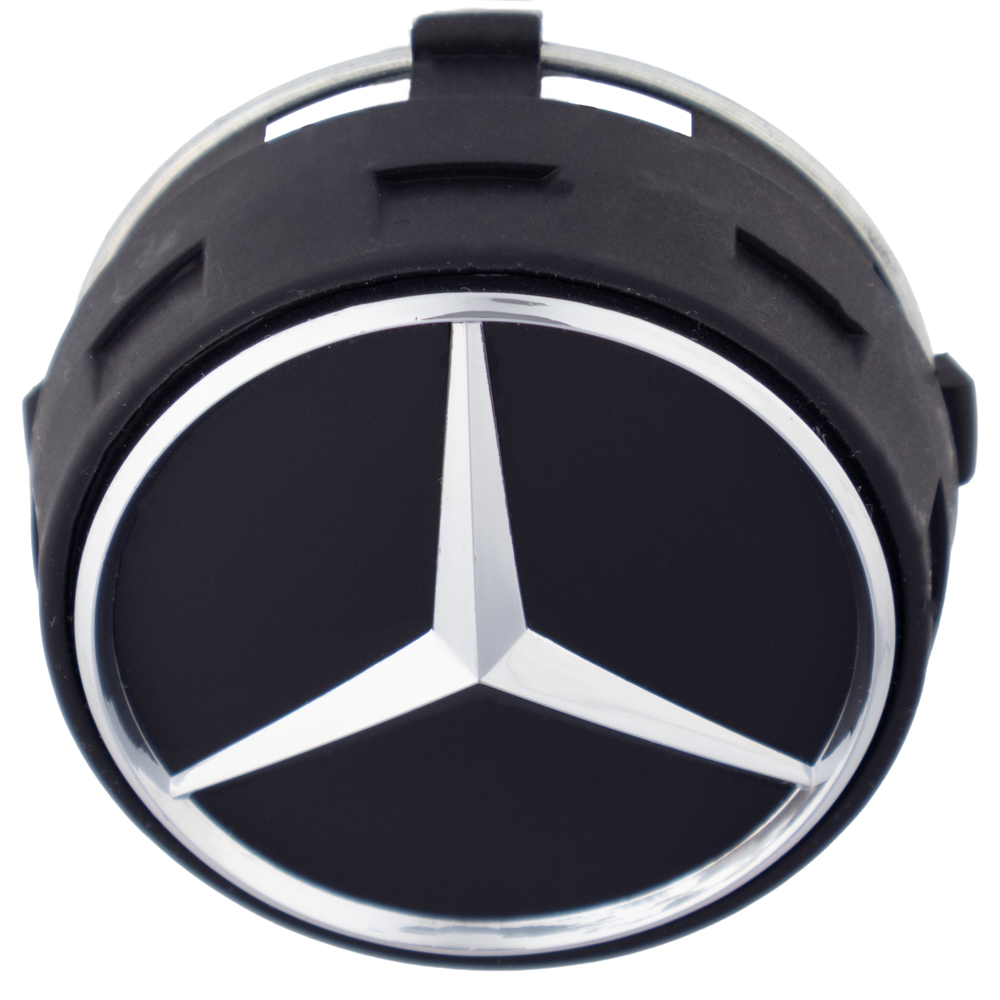 Mercedes Elevated Hub Caps | Matte Black