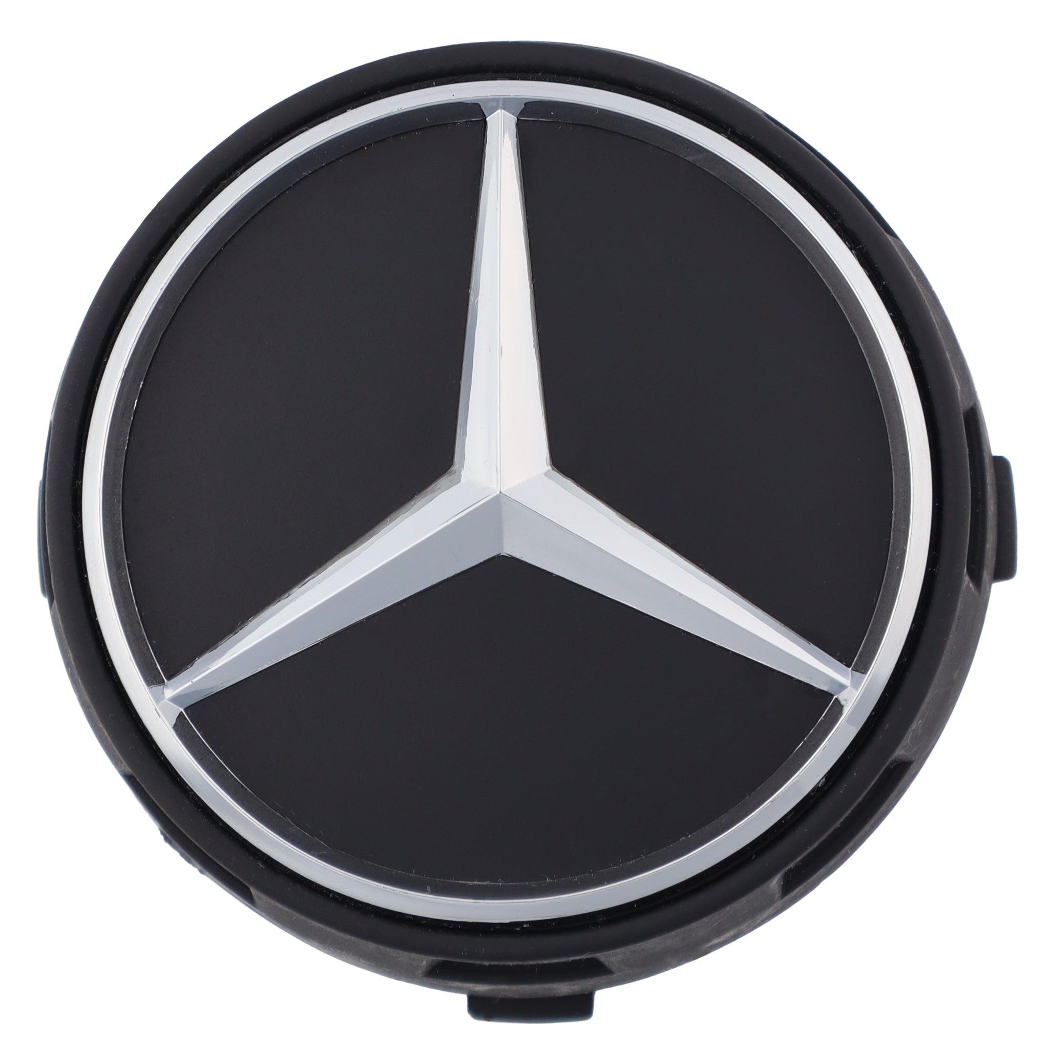 Mercedes Elevated Hub Caps | Matte Black