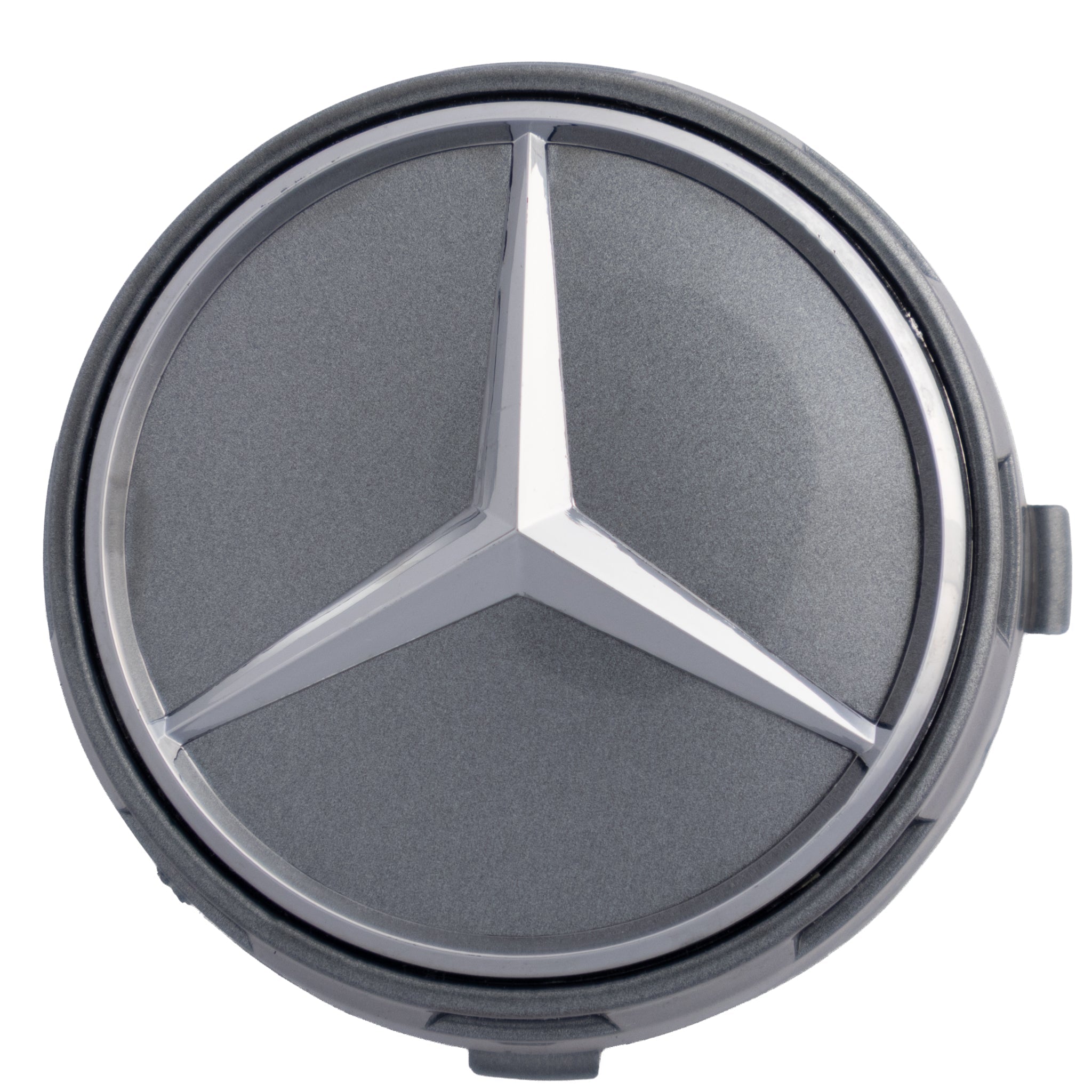 Mercedes Elevated Hub Caps | Titanium Gray