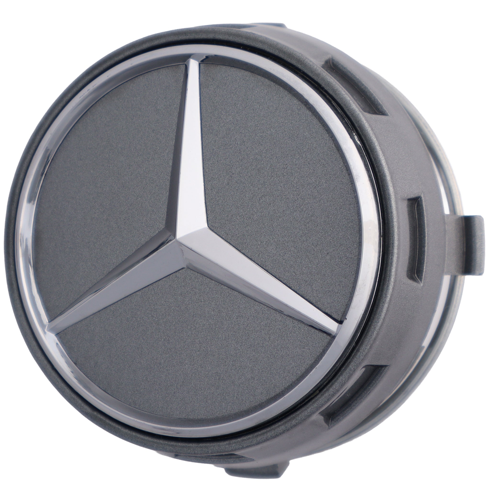 Mercedes Elevated Hub Caps | Titanium Gray