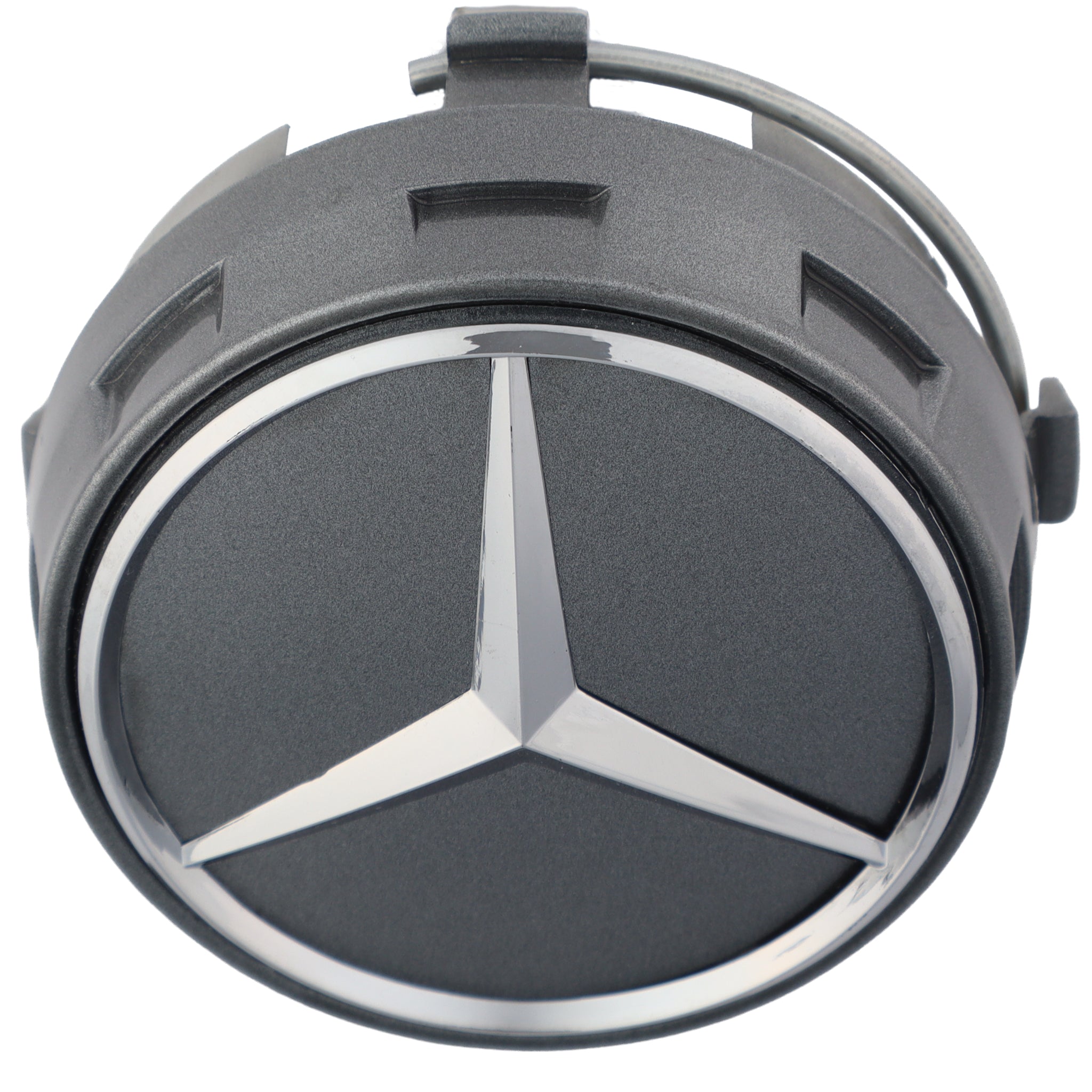 Mercedes Elevated Hub Caps | Titanium Gray
