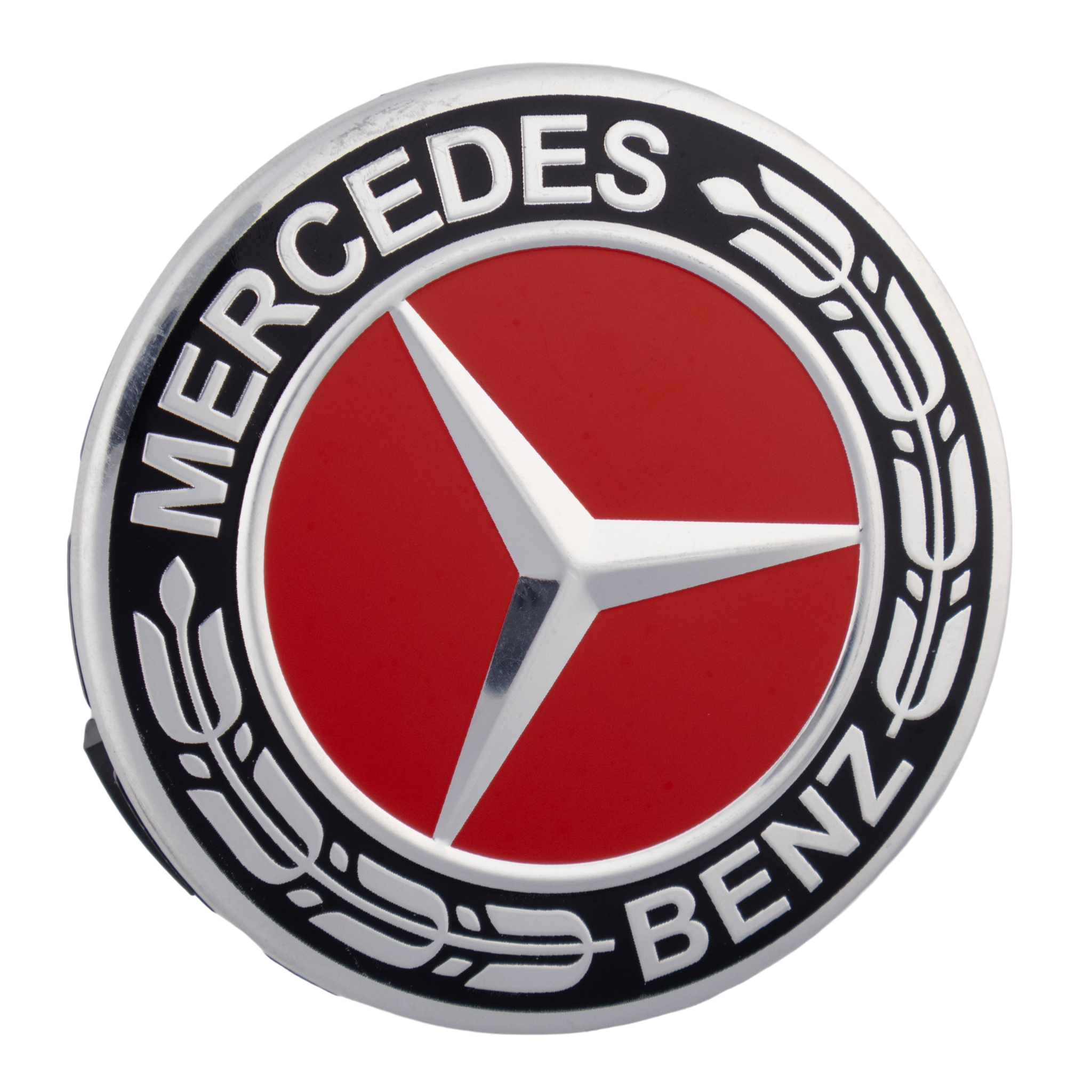Mercedes Hub Caps | Phantom Red