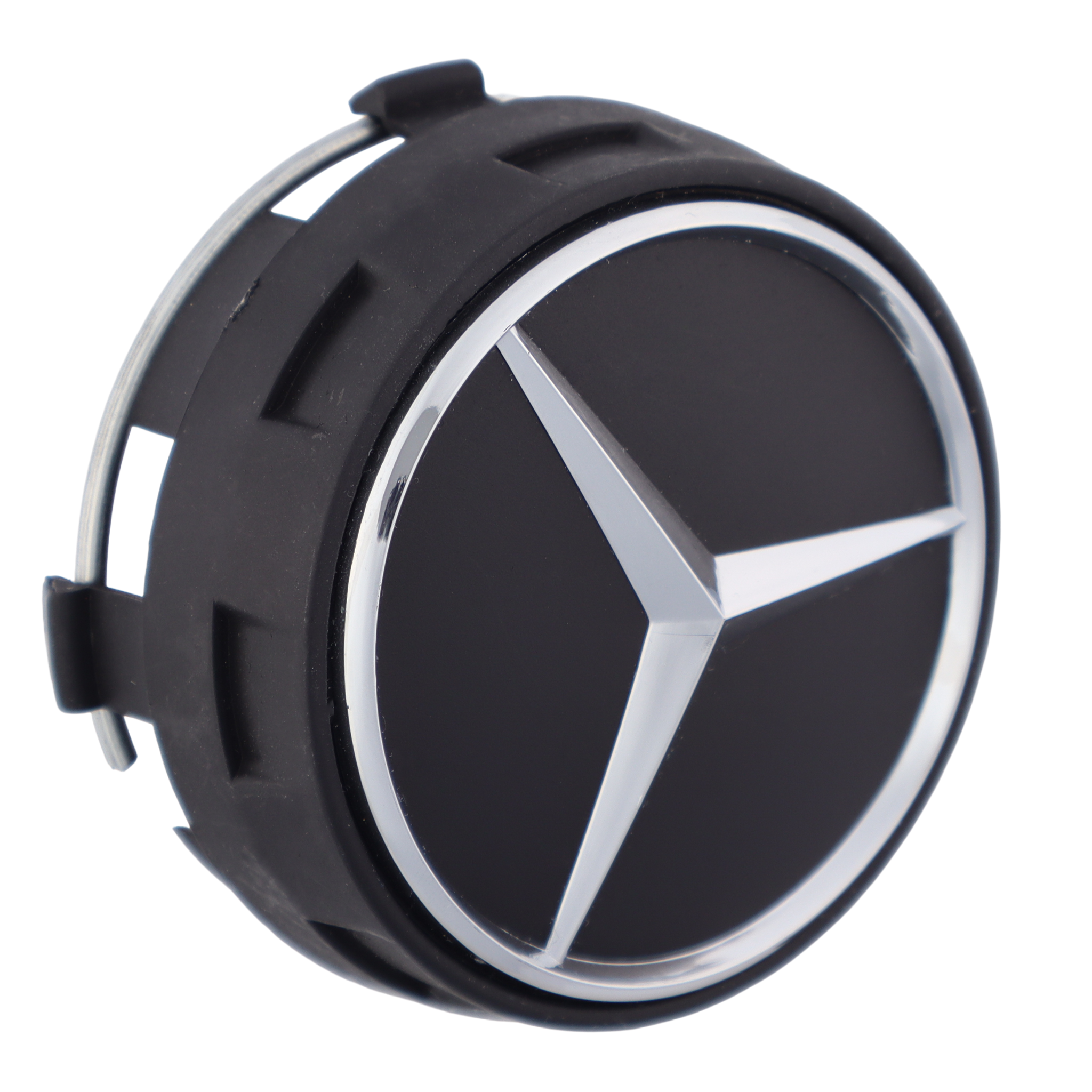 Mercedes Elevated Hub Caps | Matte Black